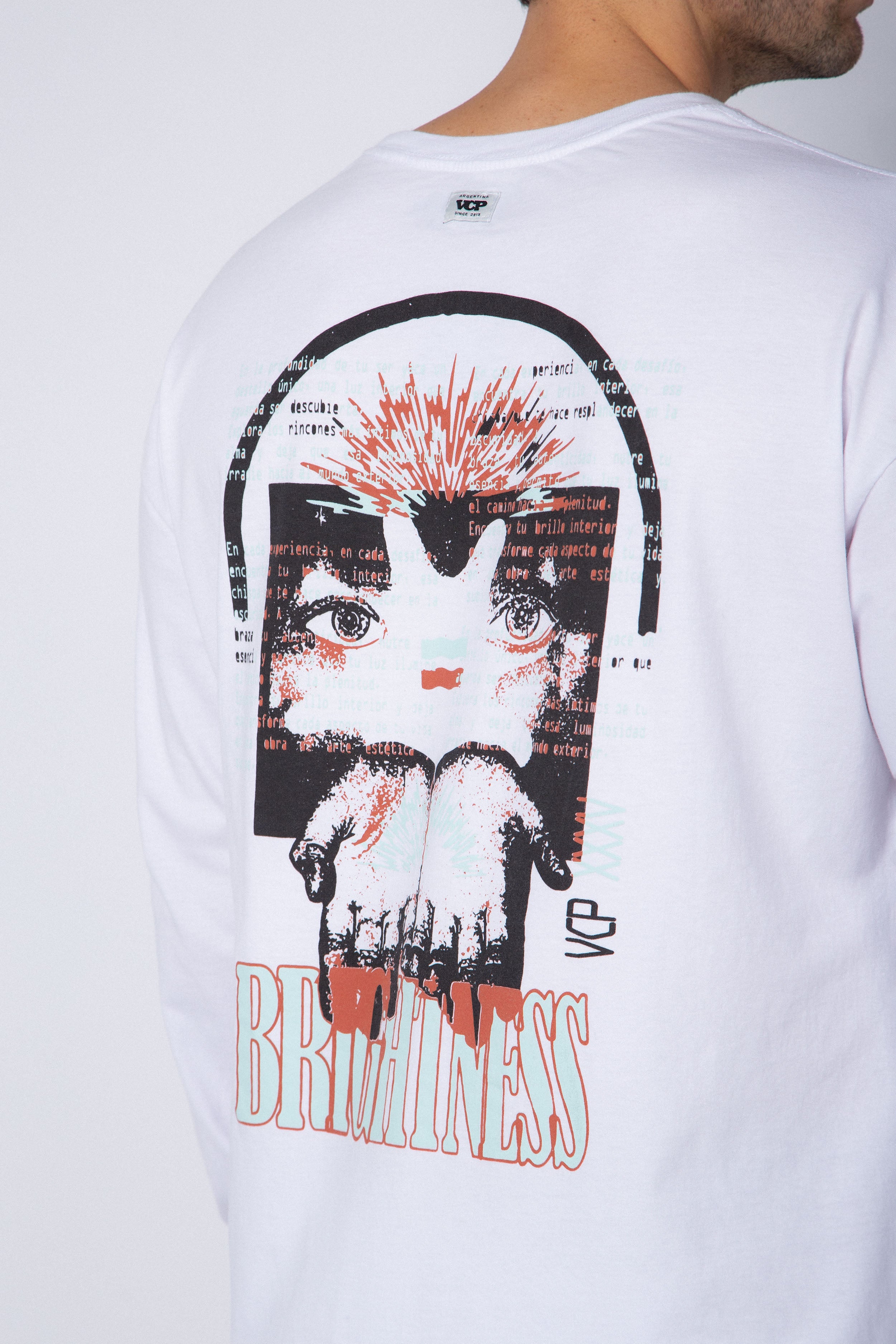 Remera Manga Larga Bright Blanca