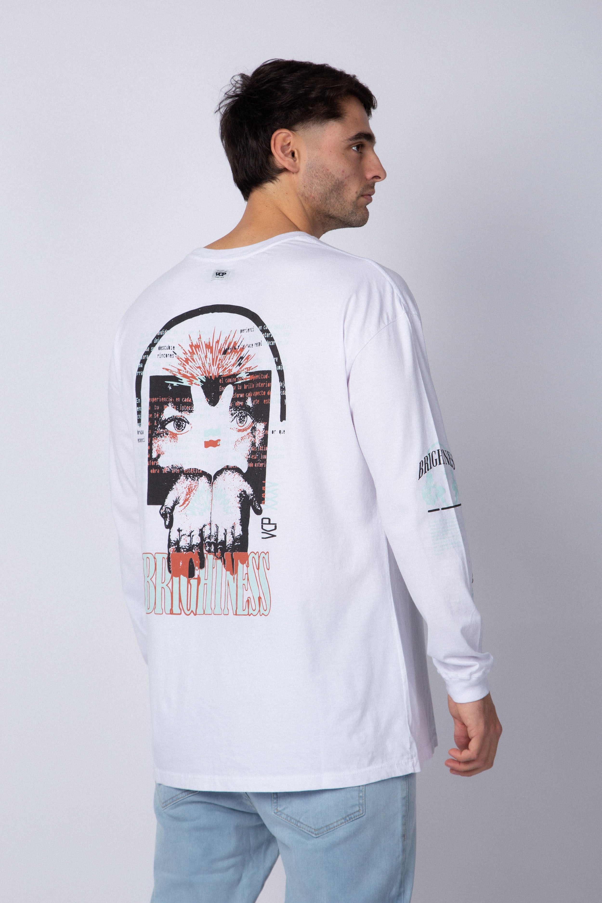 Remera Manga Larga Bright Blanca