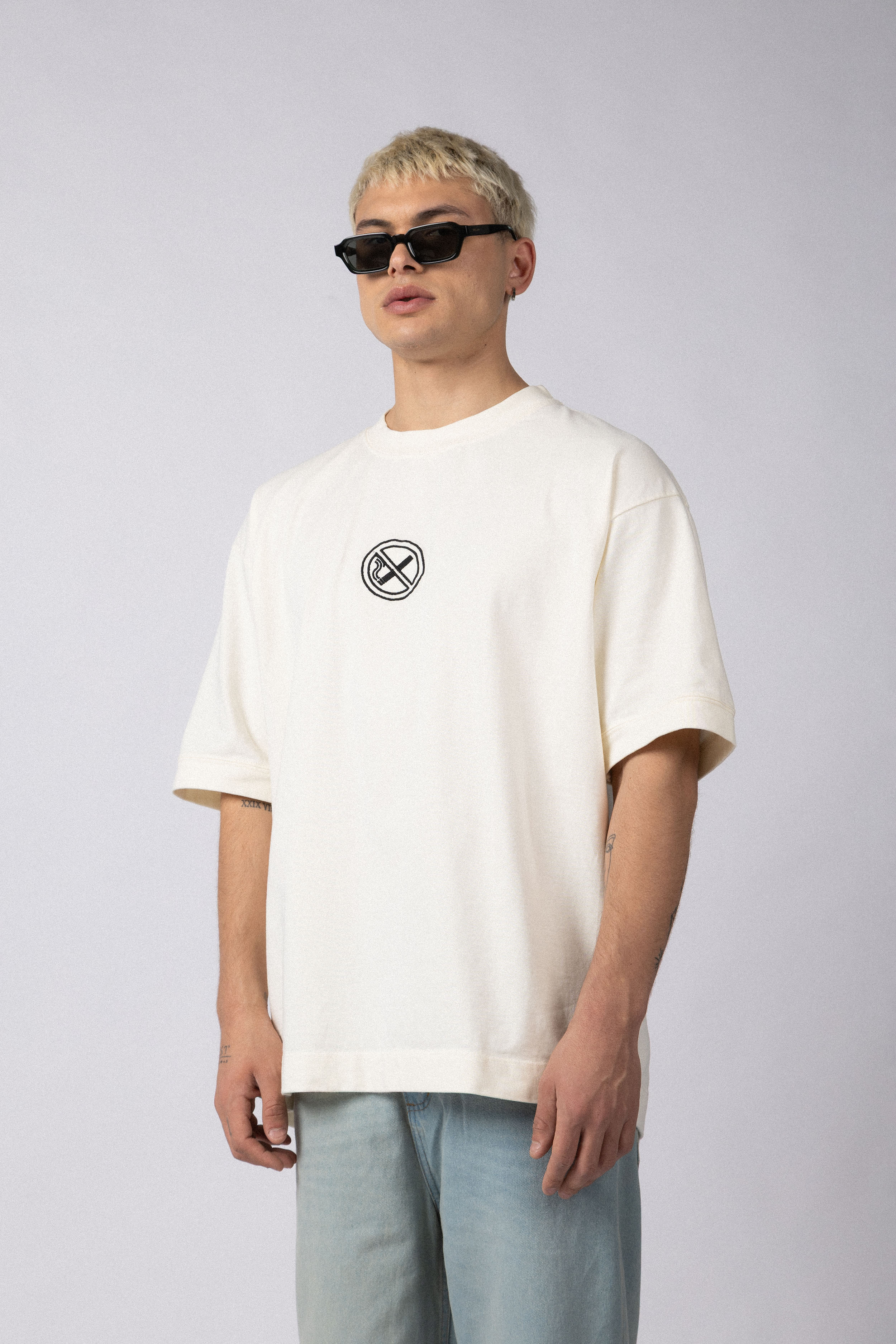 Remera Over GR Burn Crudo