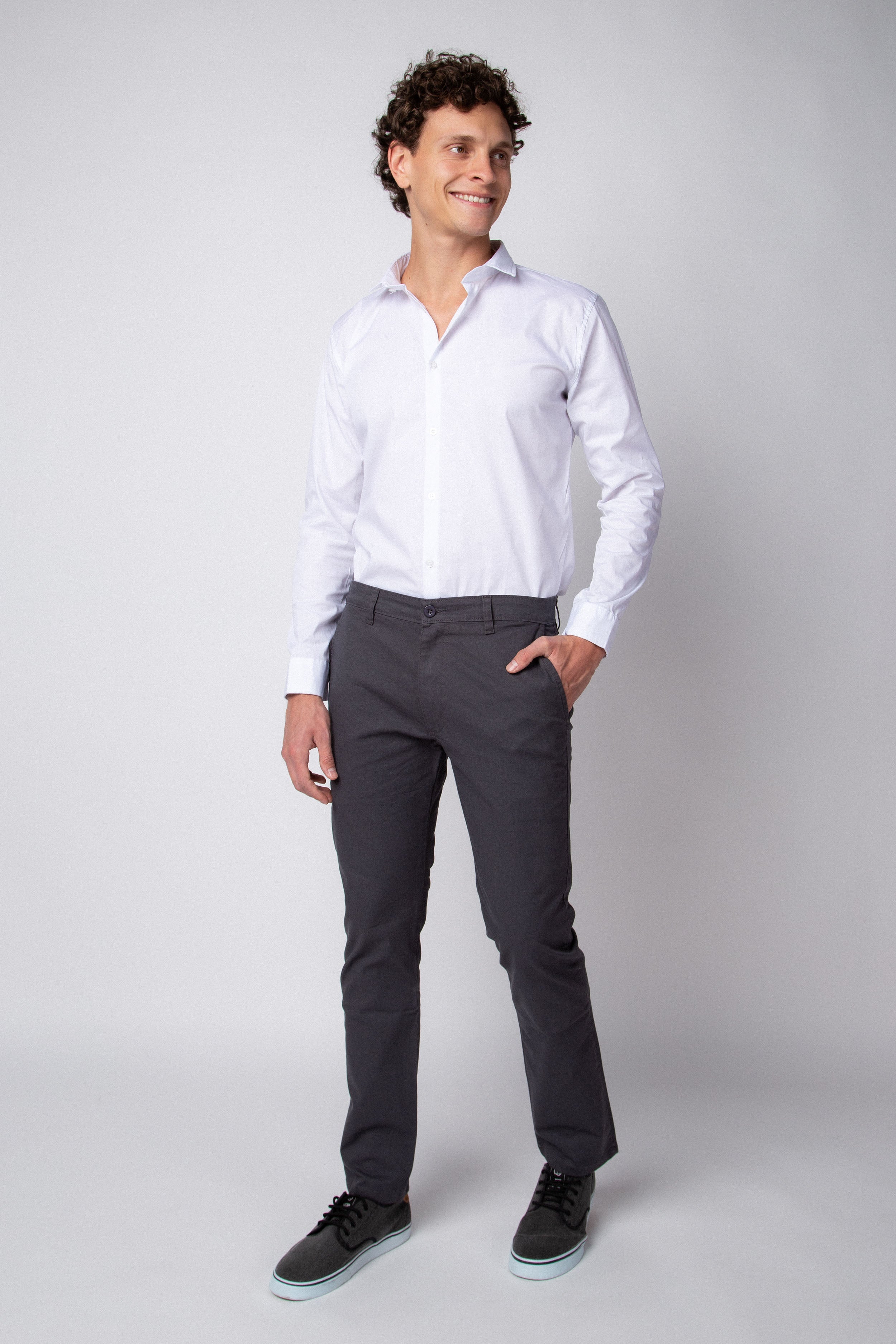 Camisa Manga Larga Base Blanca