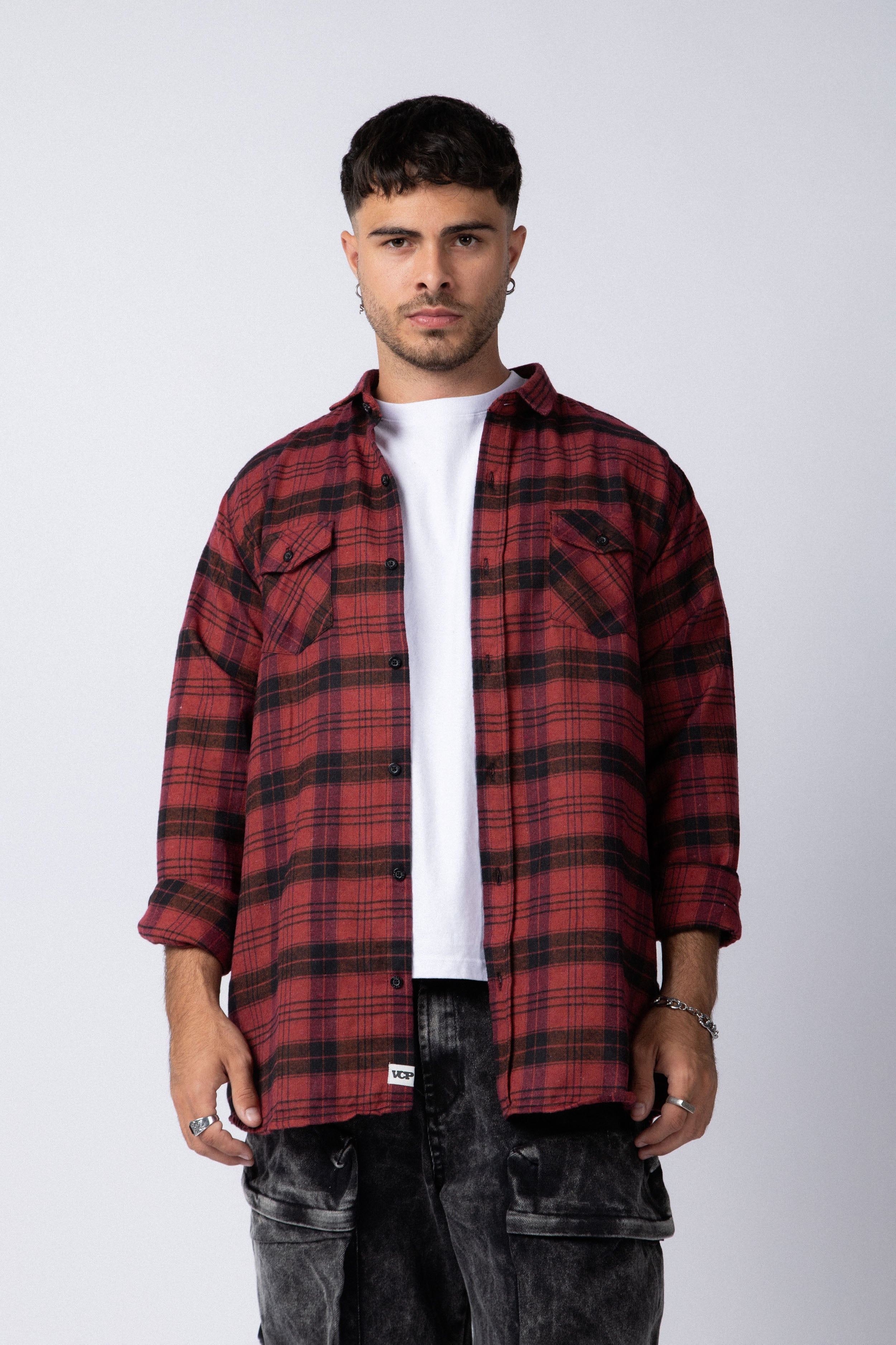 Camisa Manga Larga Hasselt Roja