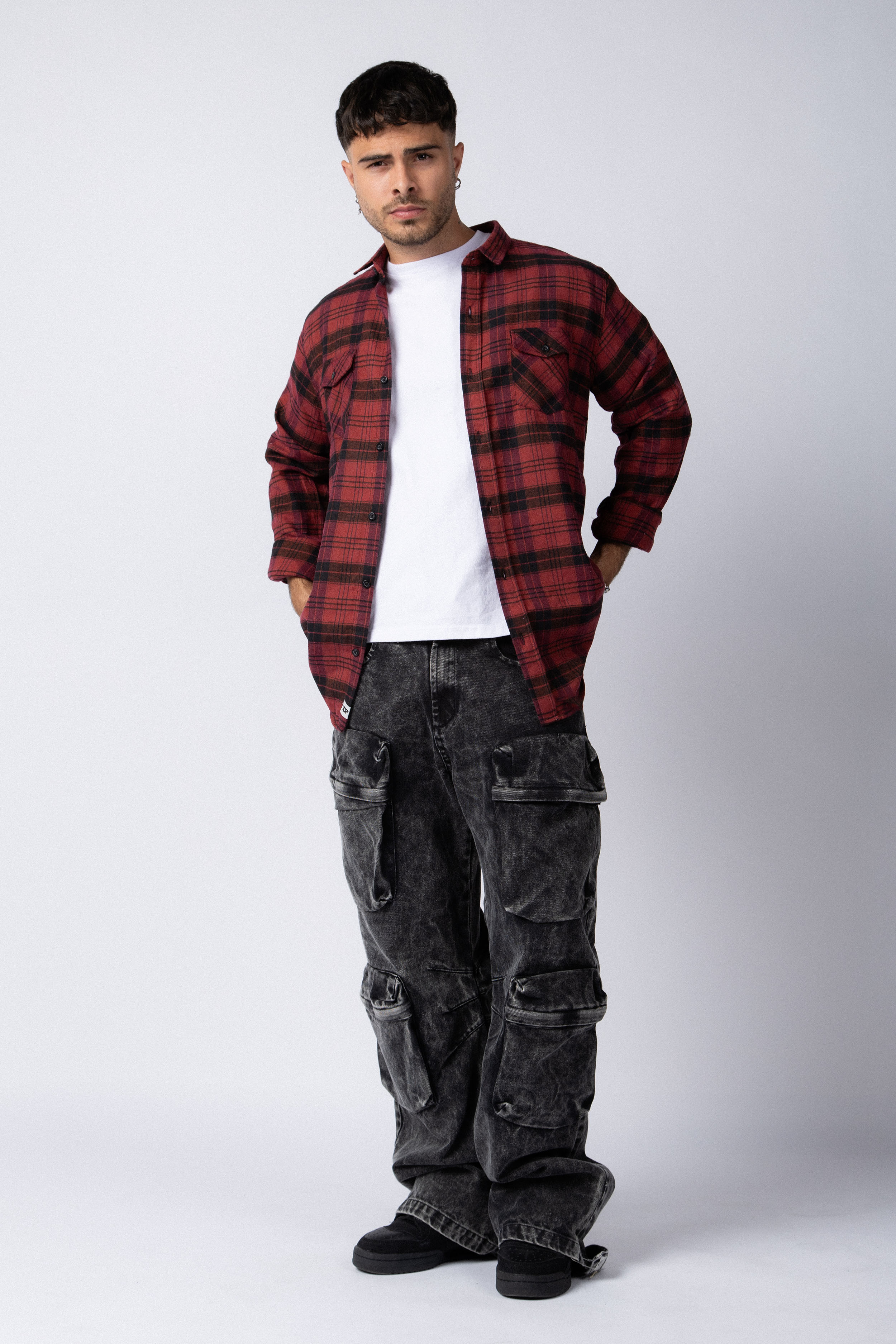 Camisa Manga Larga Hasselt Roja