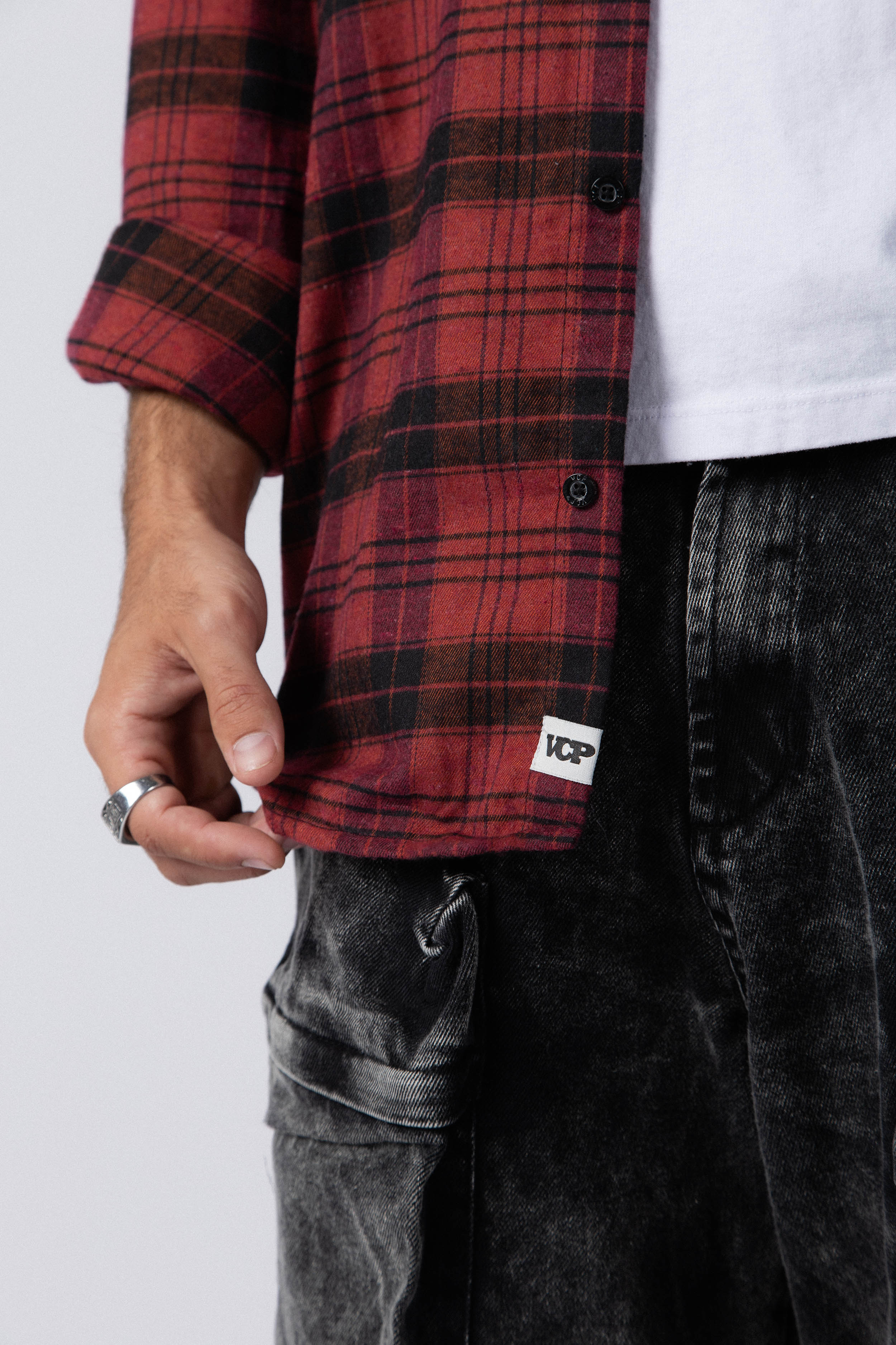 Camisa Manga Larga Hasselt Roja