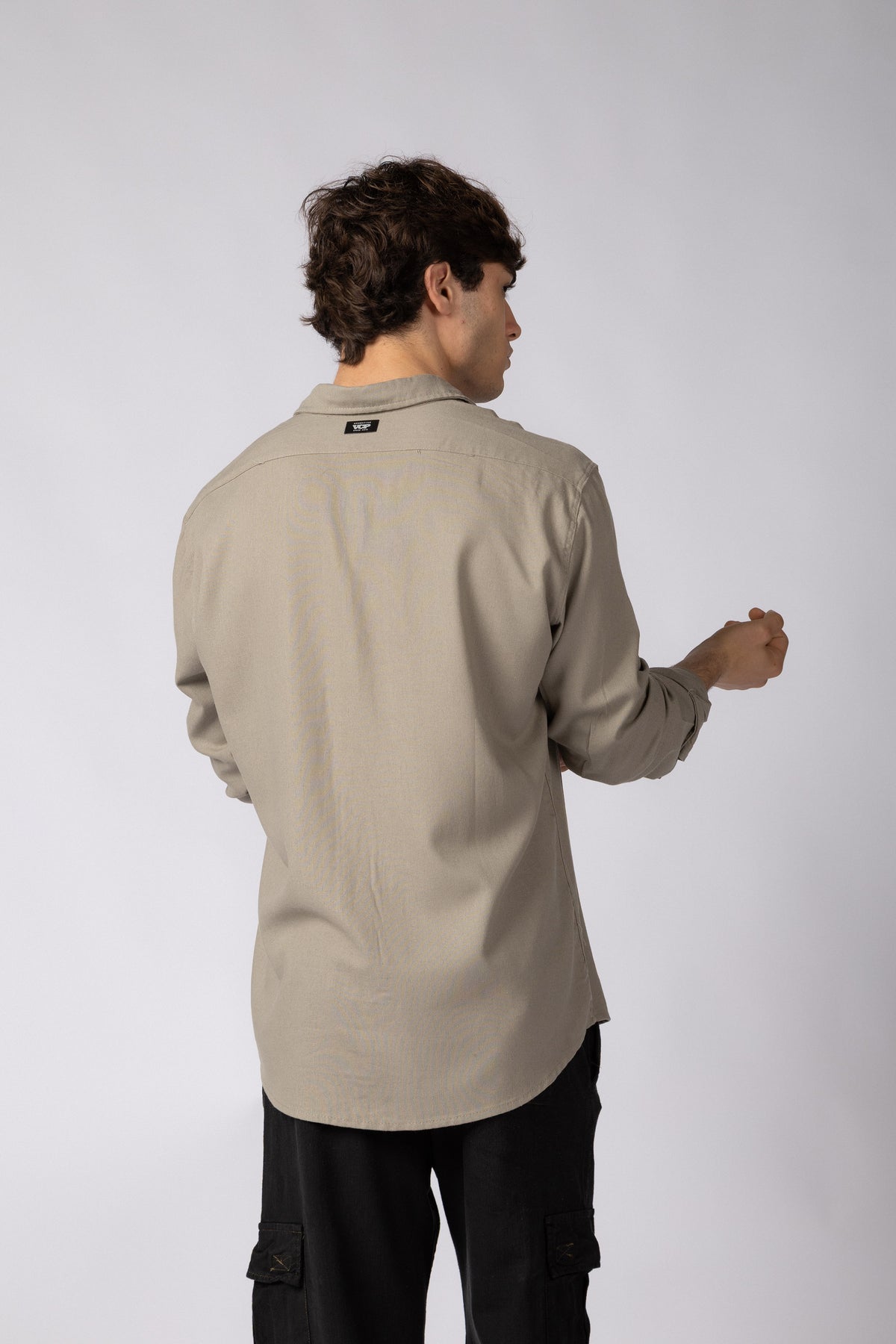 Camisa Manga Larga Lino Raze Vison