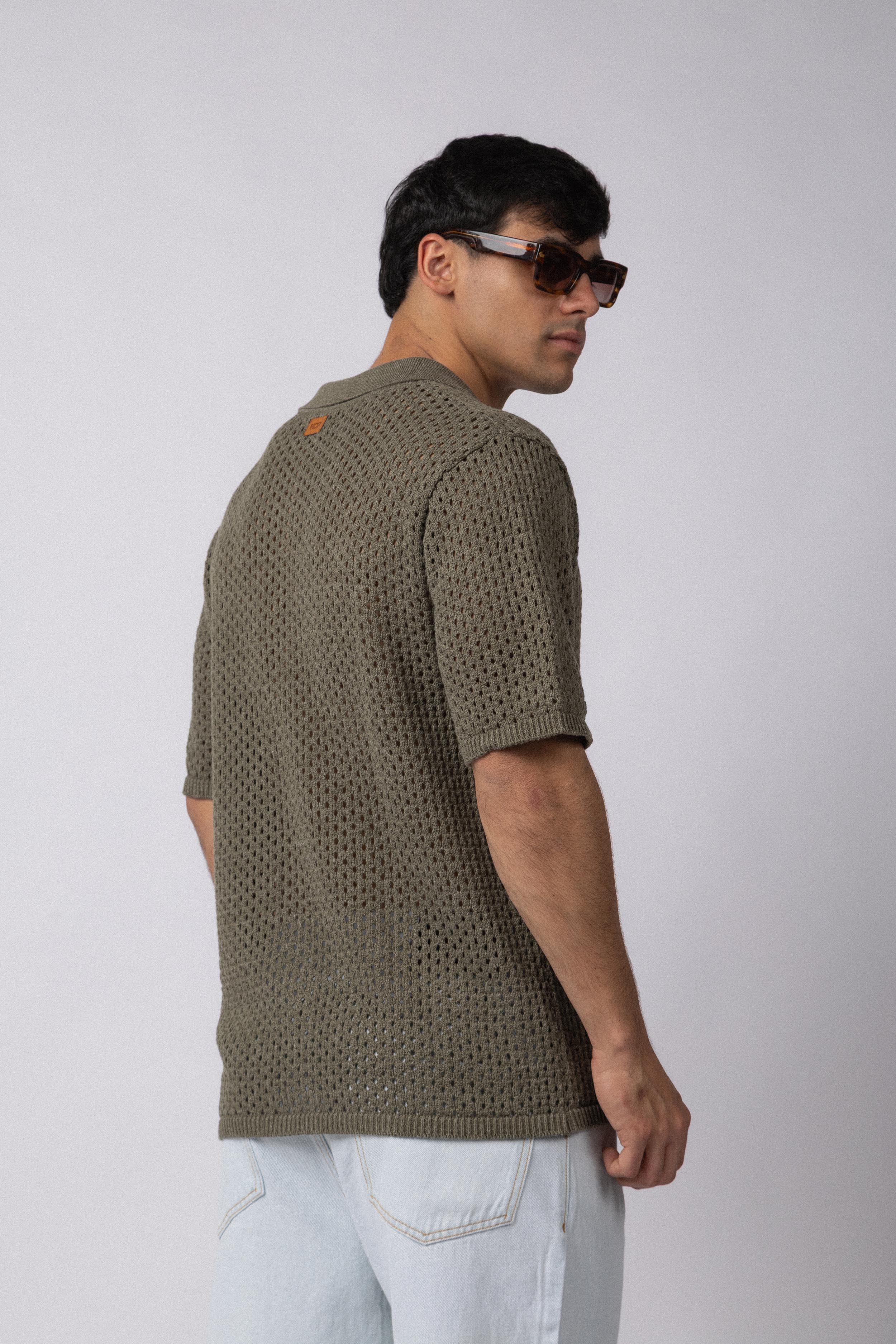 Camisa Manga Corta Tejida Lumen Militar