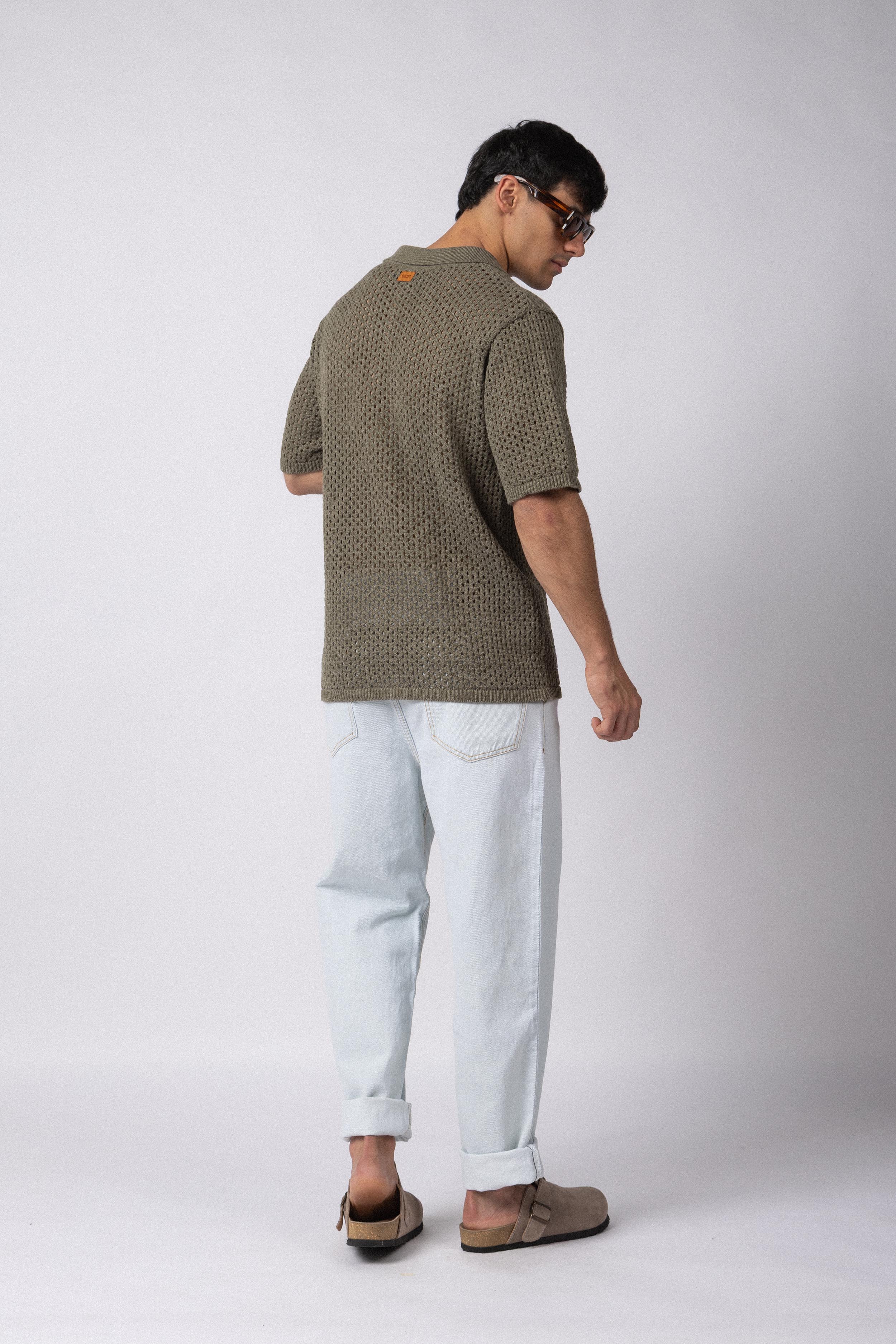 Camisa Manga Corta Tejida Lumen Militar