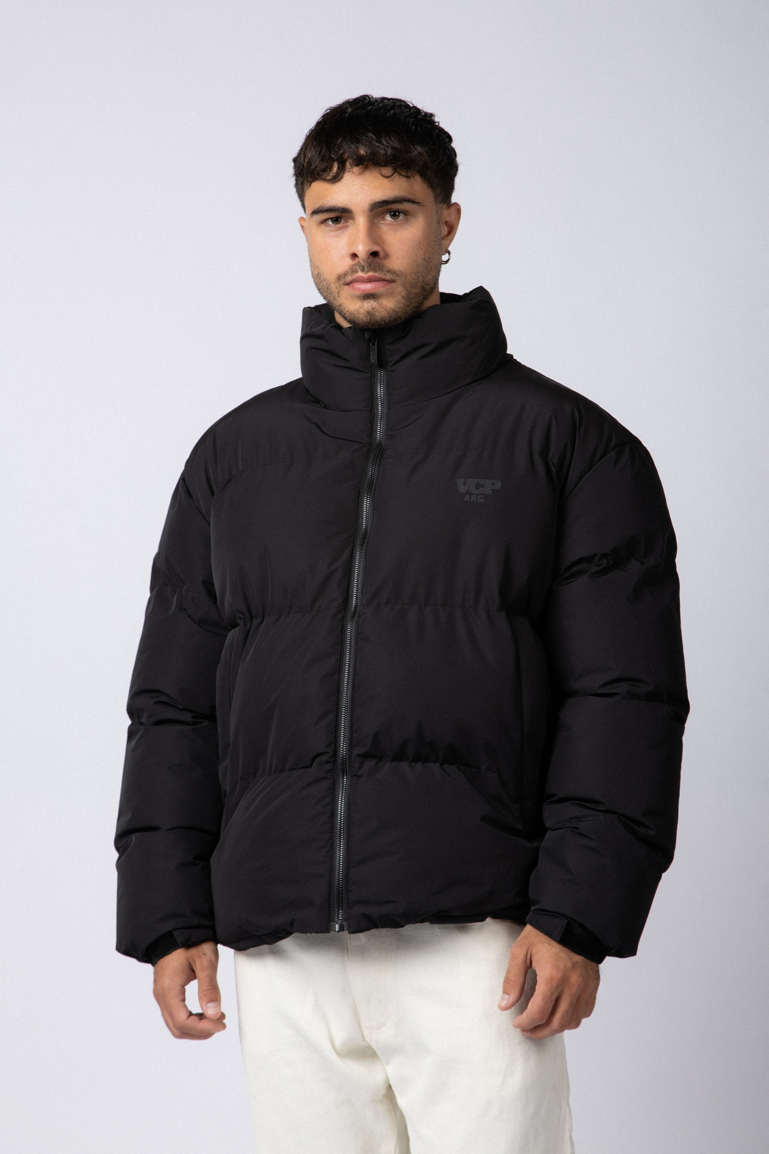 Campera Puffer Cronos Negra