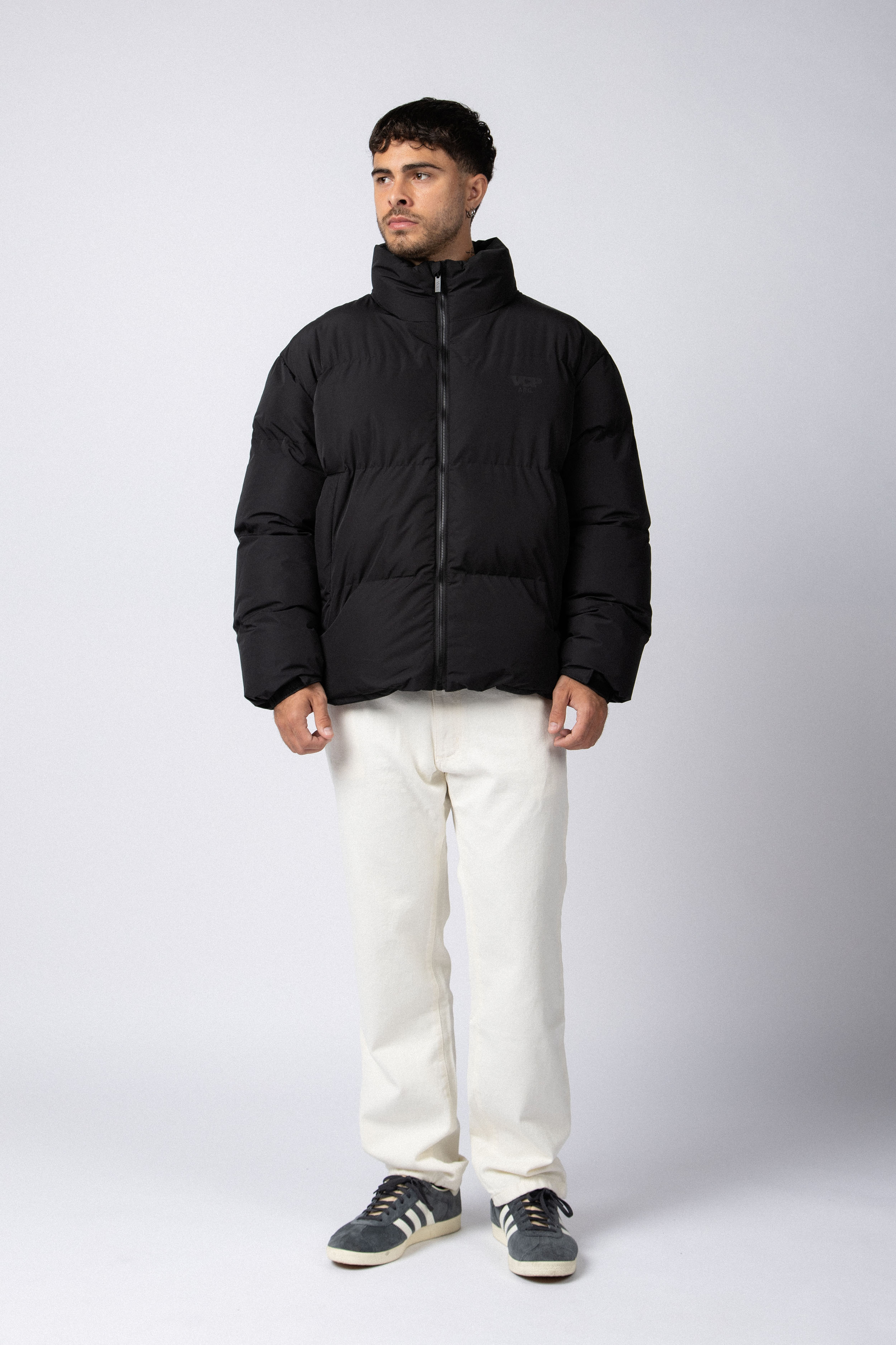 Campera Puffer Cronos Negra