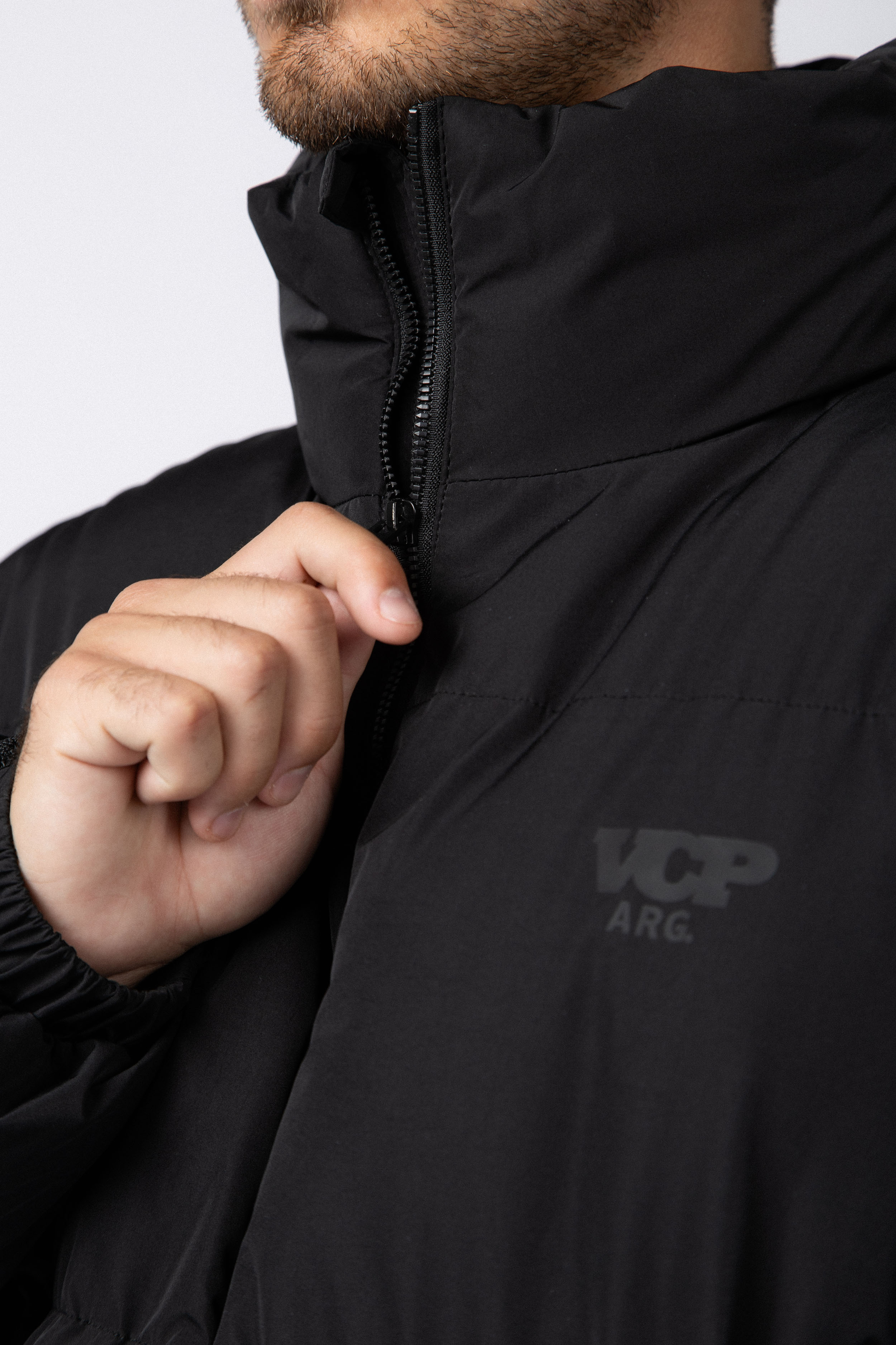 Campera Puffer Cronos Negra