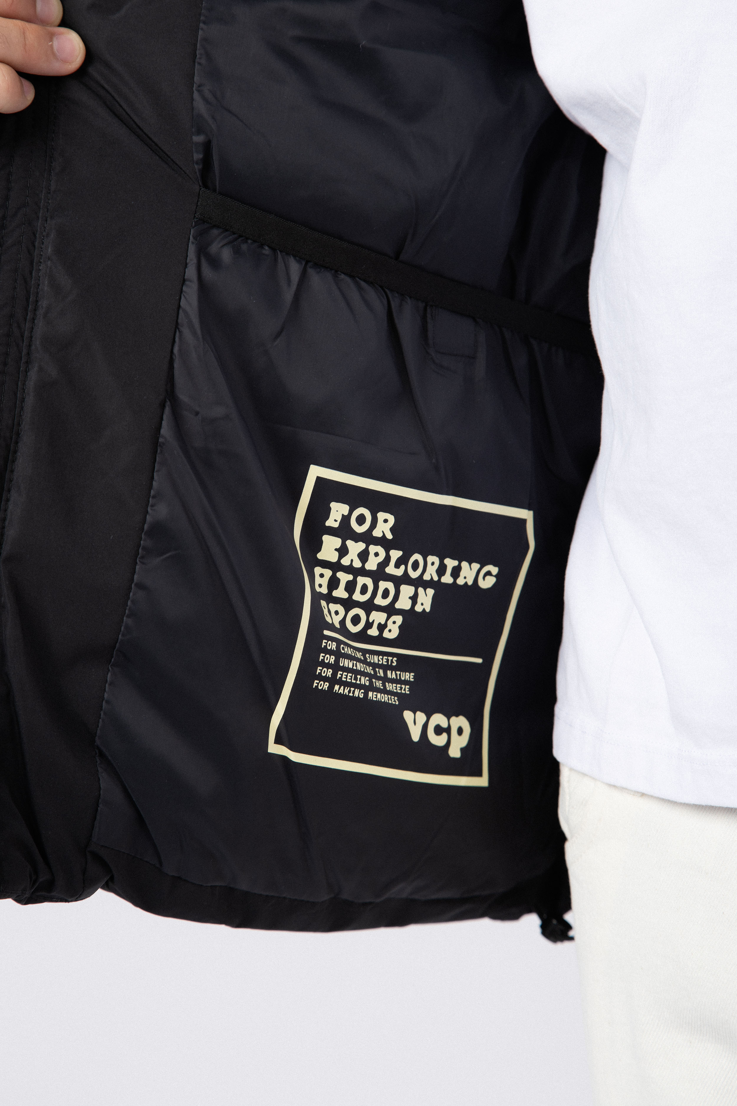 Campera Puffer Cronos Negra