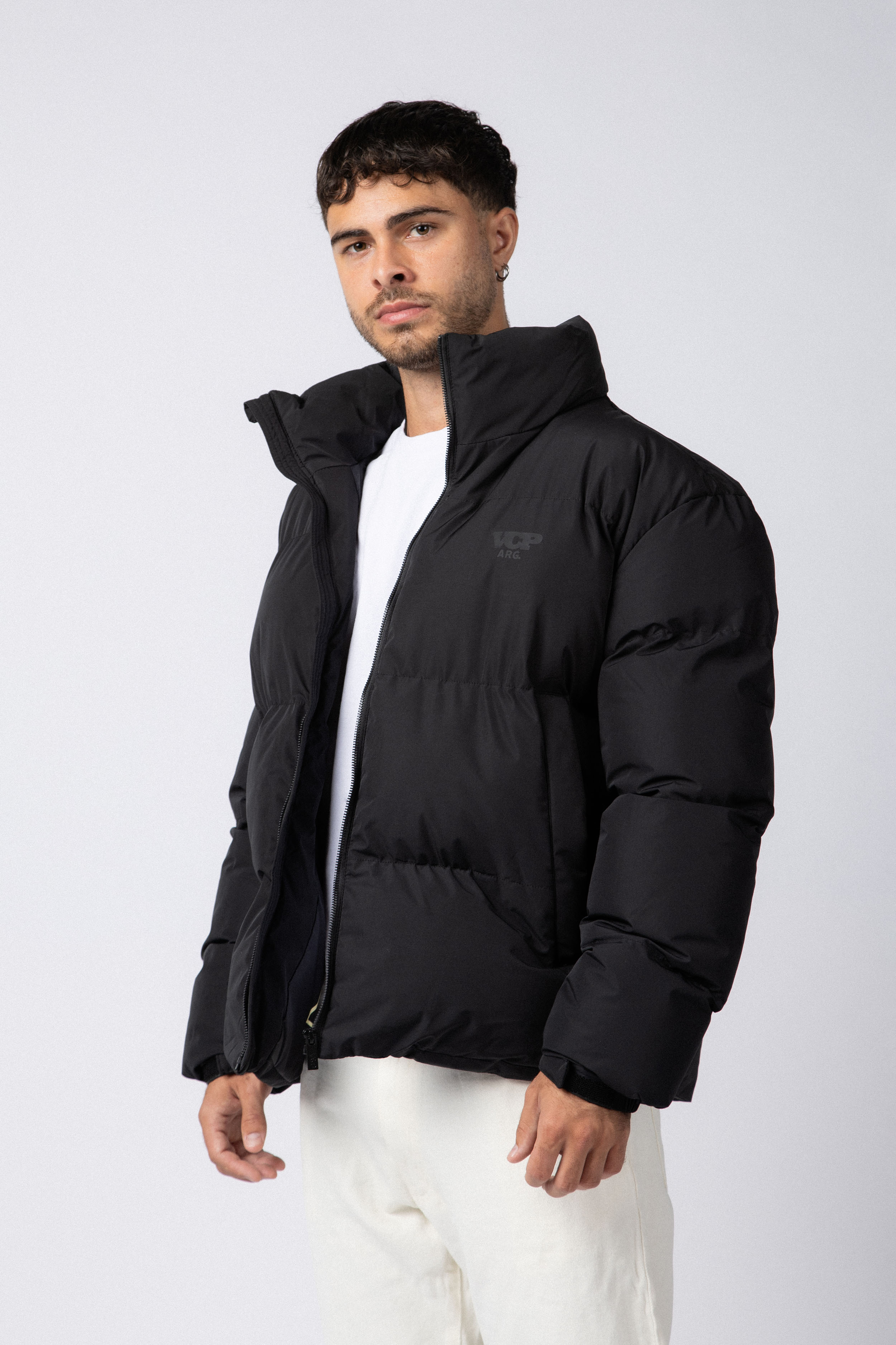 Campera Puffer Cronos Negra