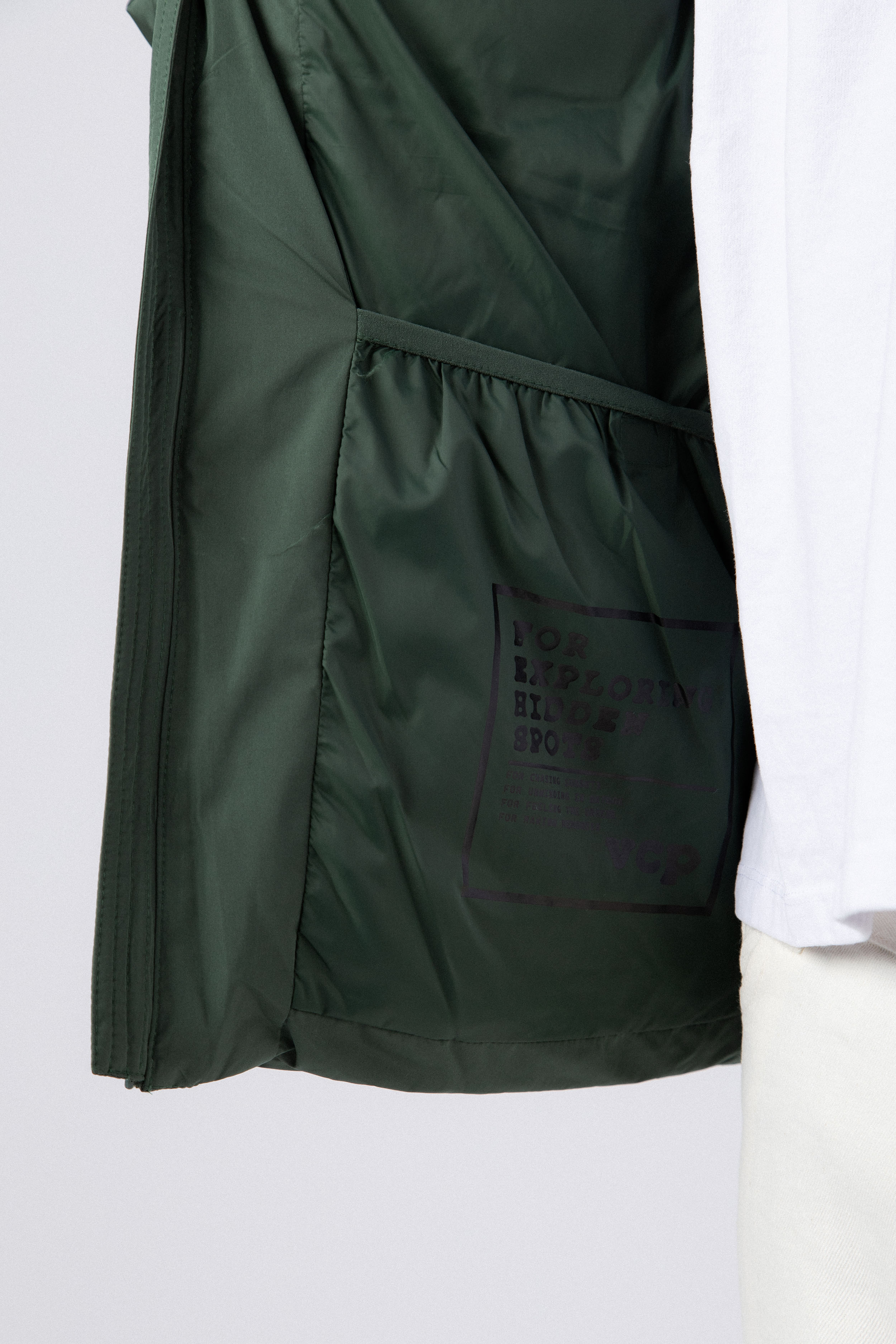 Campera Puffer Cronos Militar