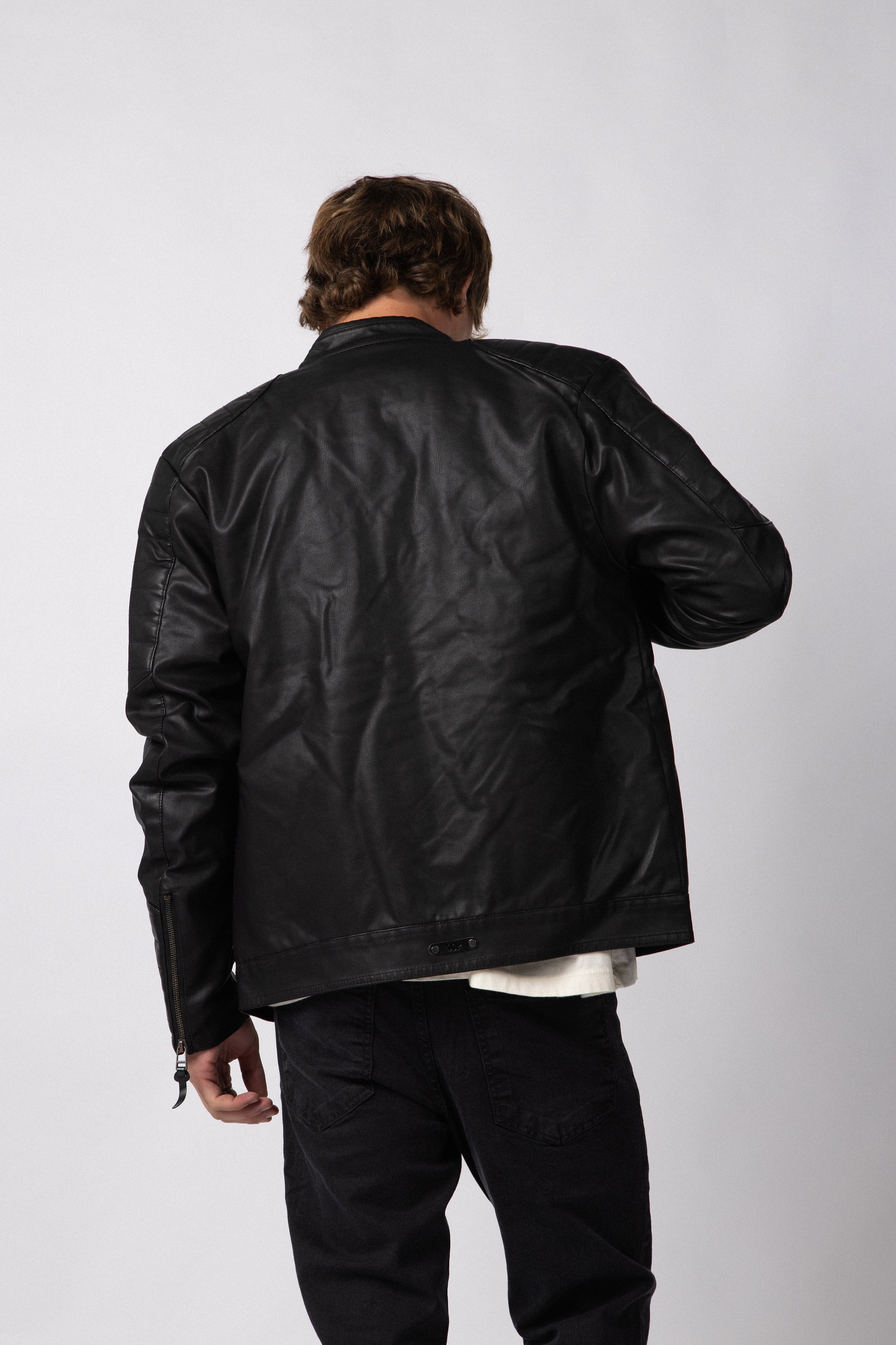 Campera PU Stan Black