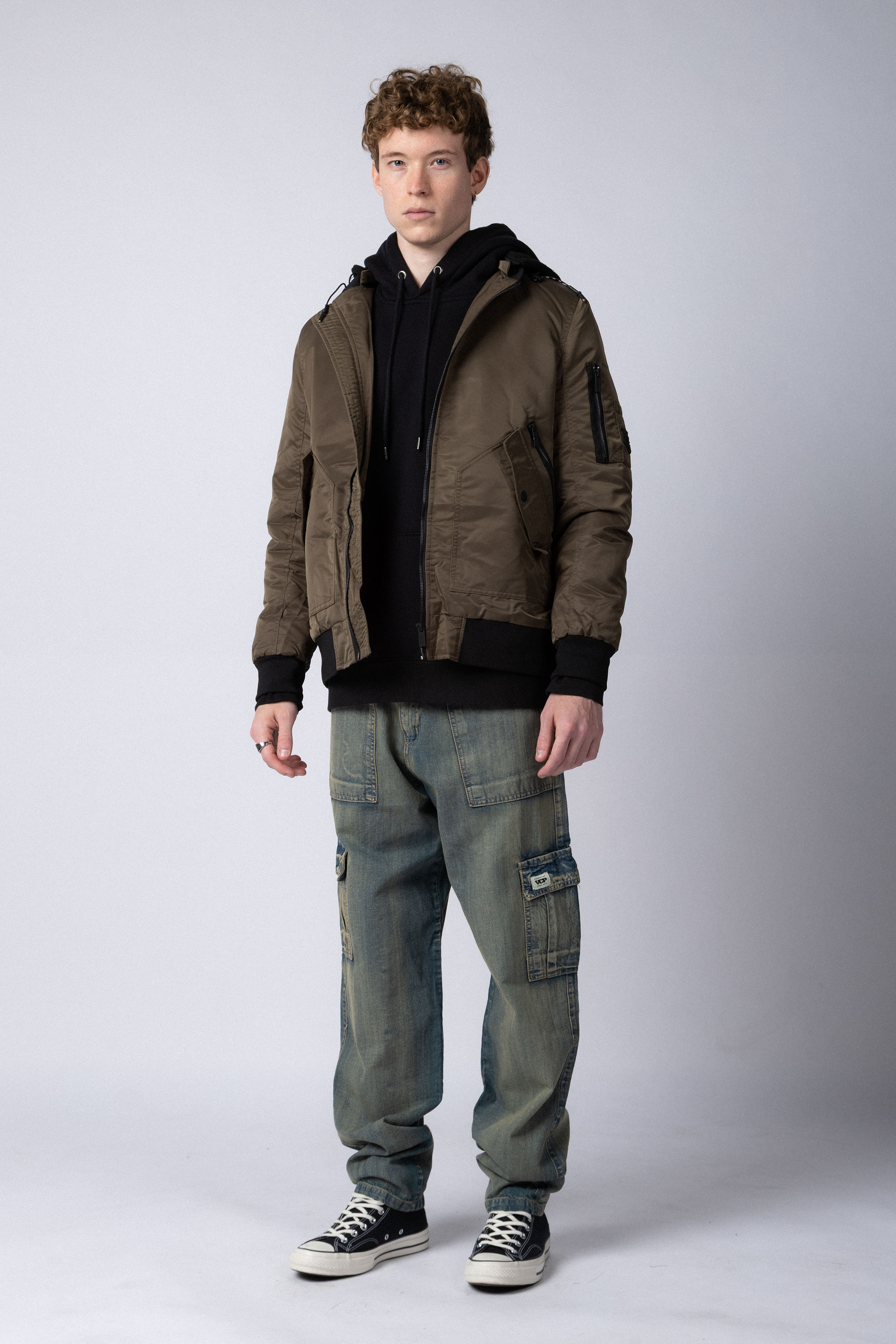 Campera Bomber Eldrick Militar