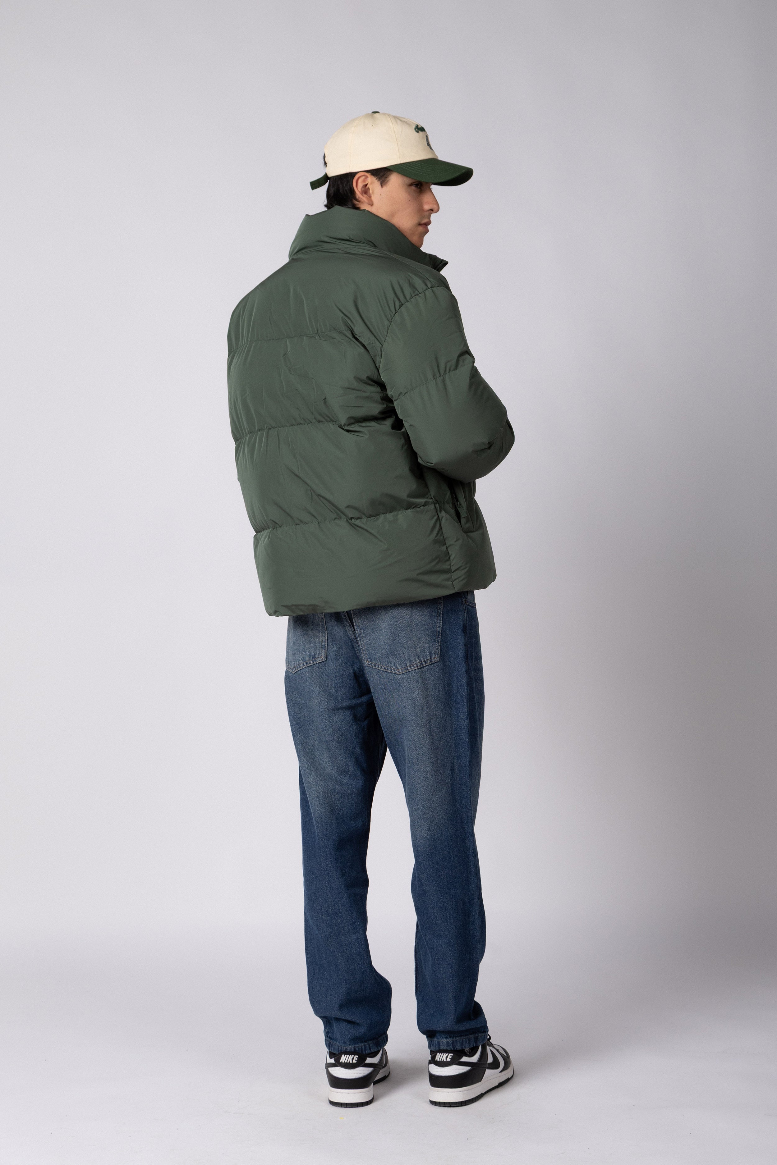 Campera Puffer Cronos Militar