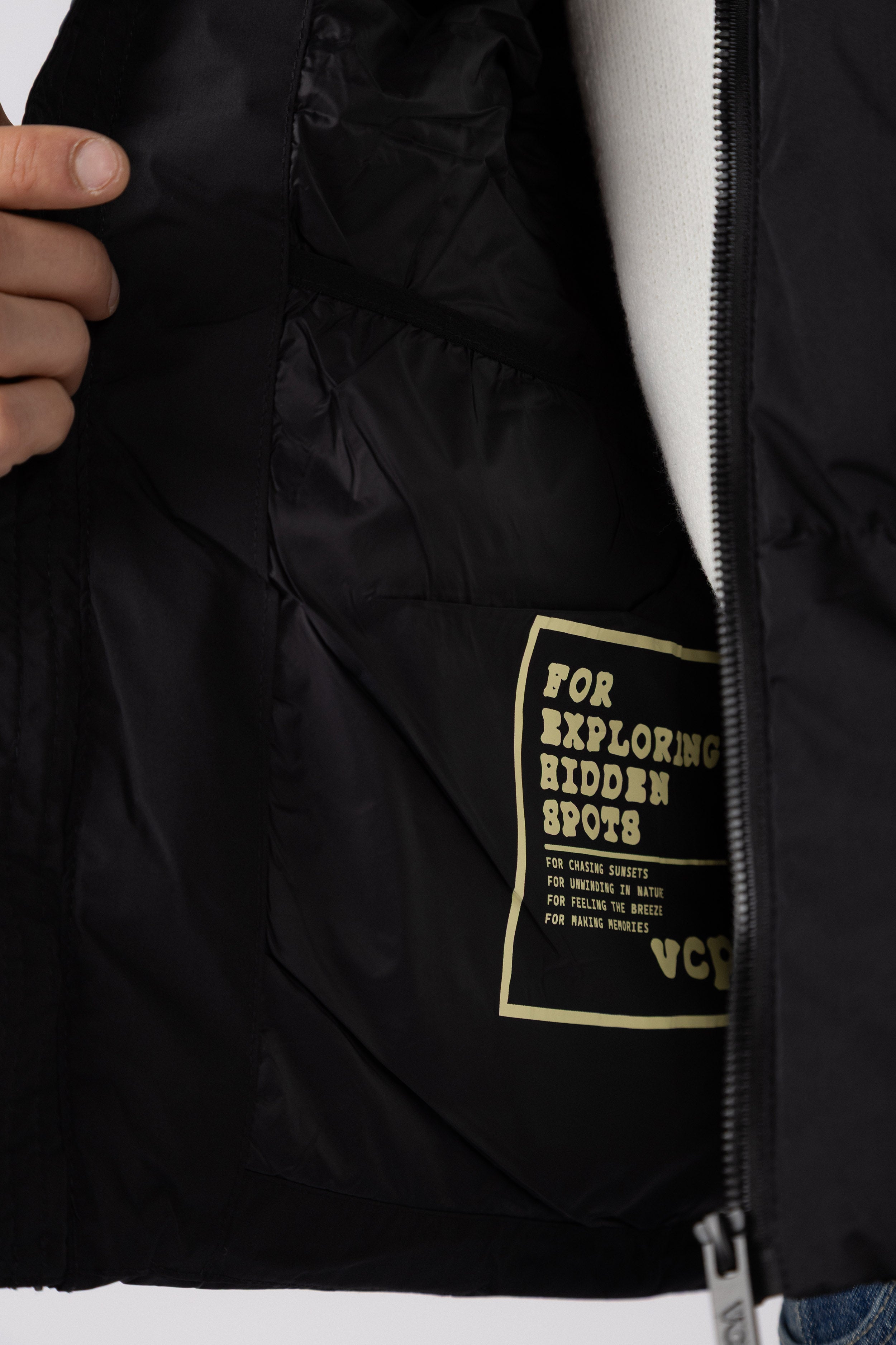 Campera Puffer Cronos Negra