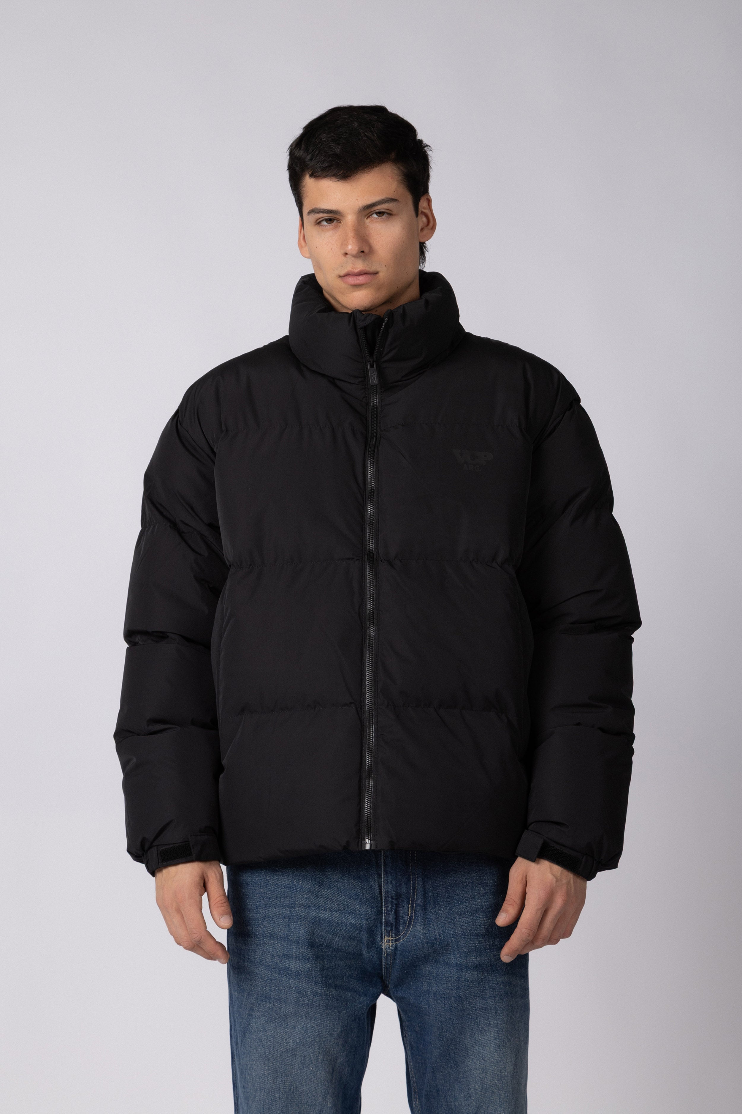 Campera Puffer Cronos Negra