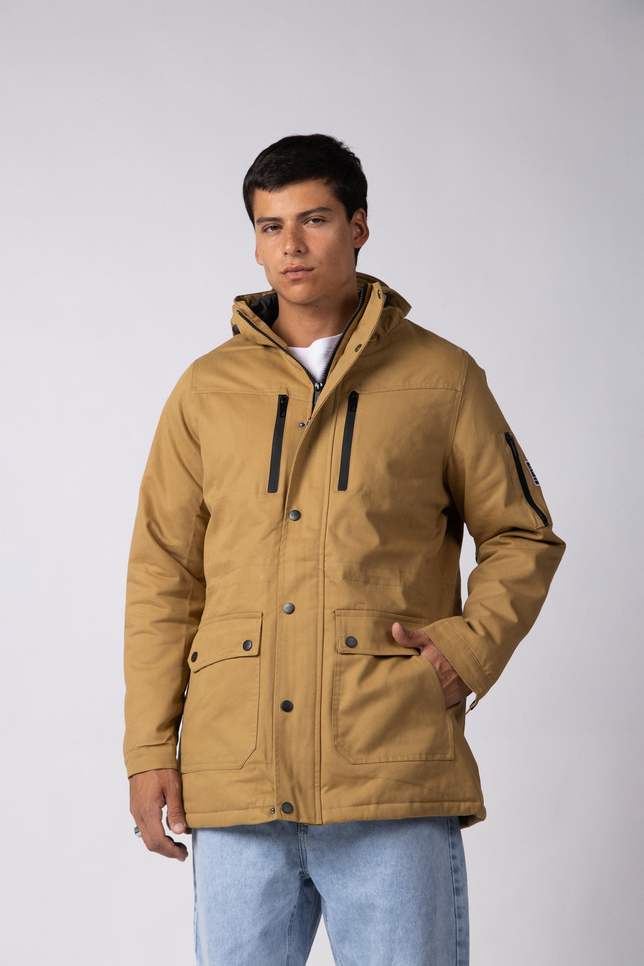 Campera Parka Jannu Kakhi