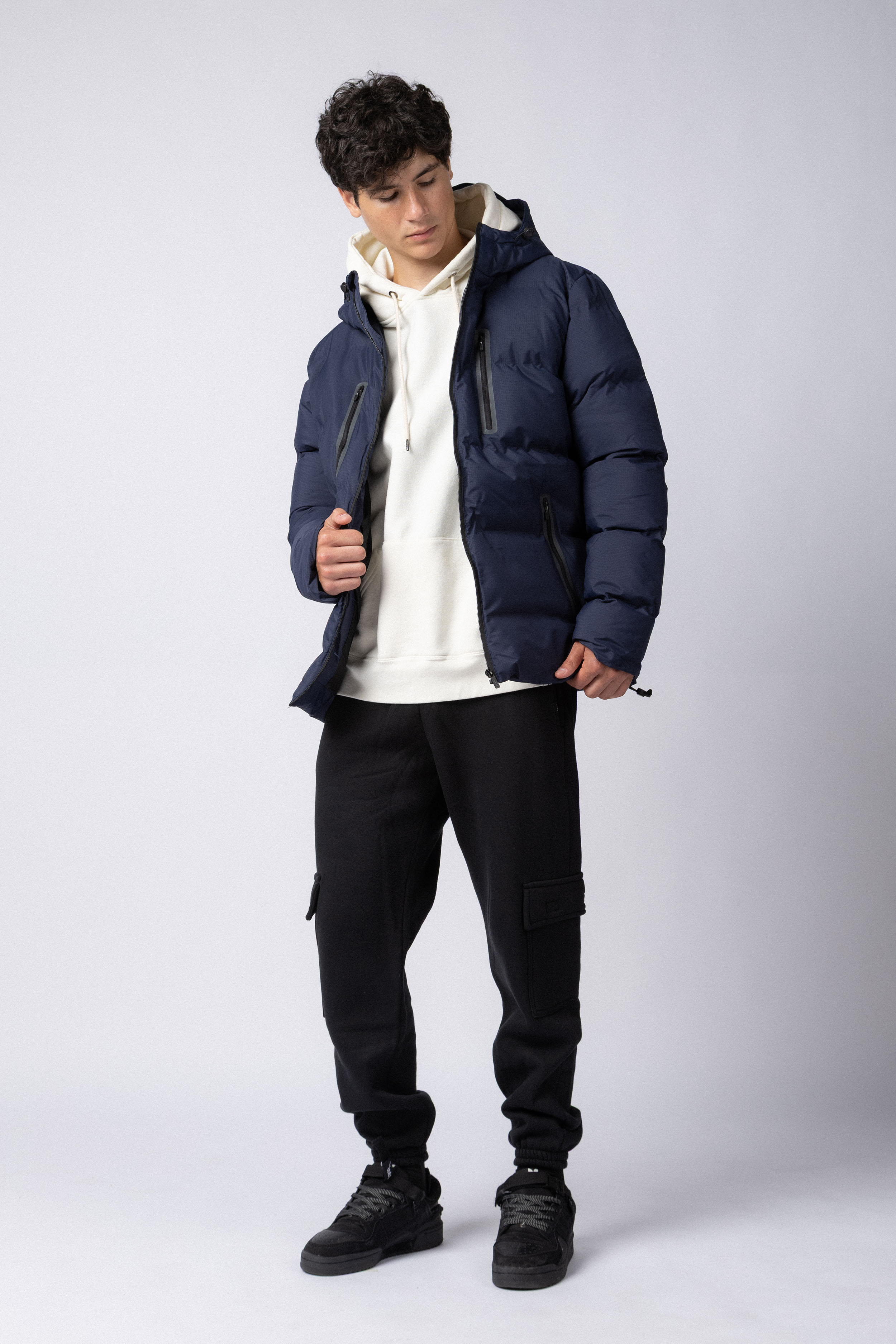 Campera Puffer Feng Navy