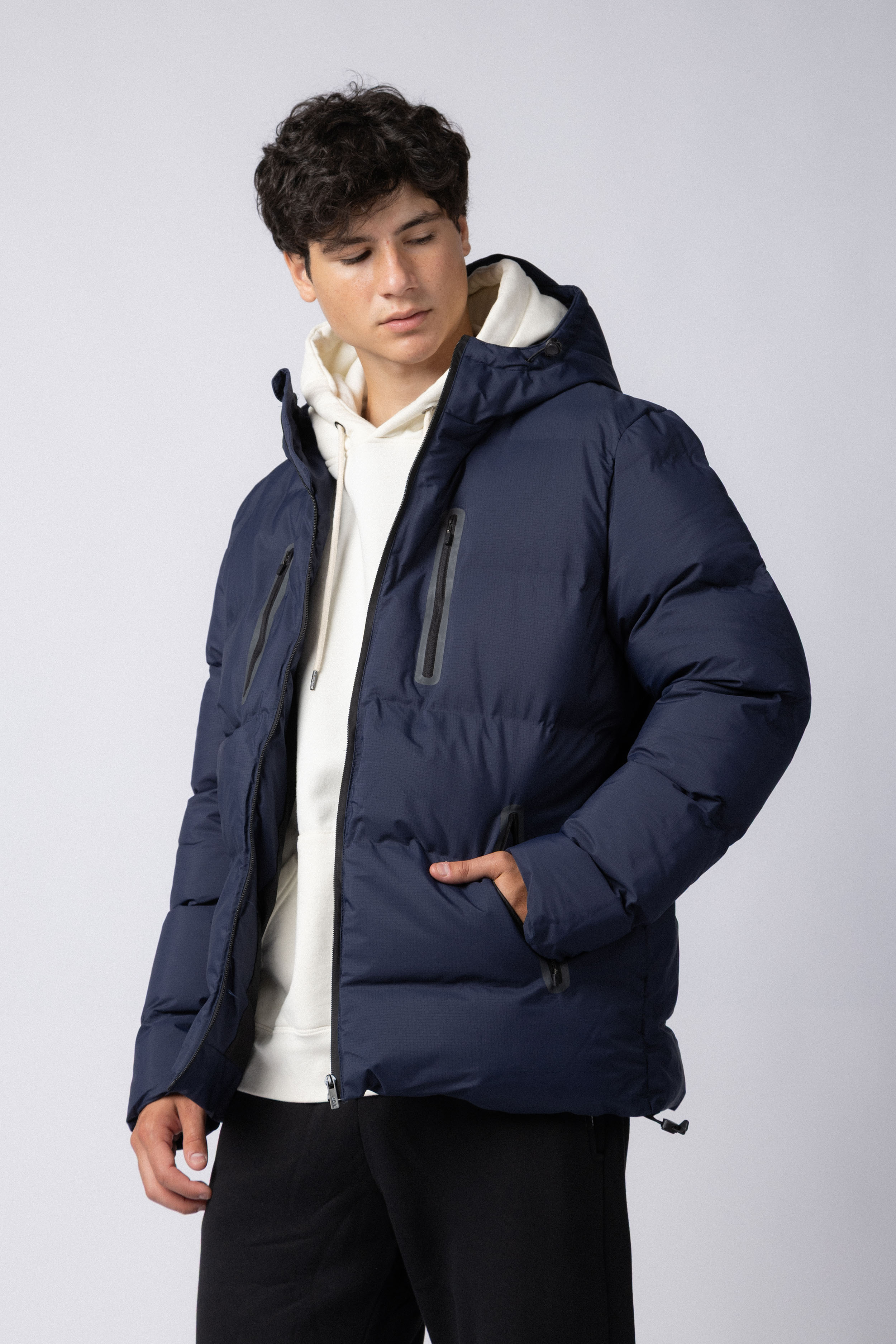 Campera Puffer Feng Navy