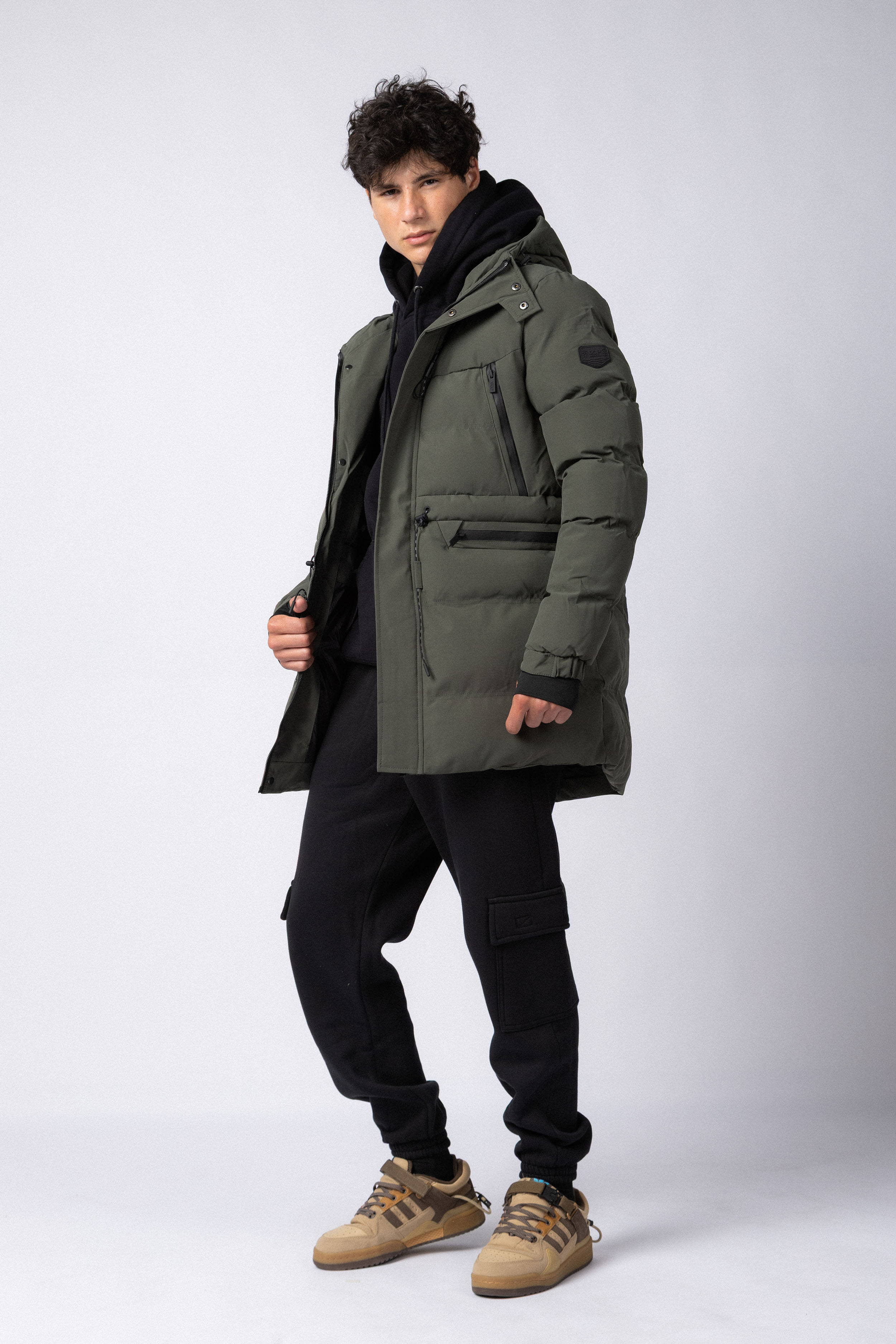 Campera Puffer Palmer Militar