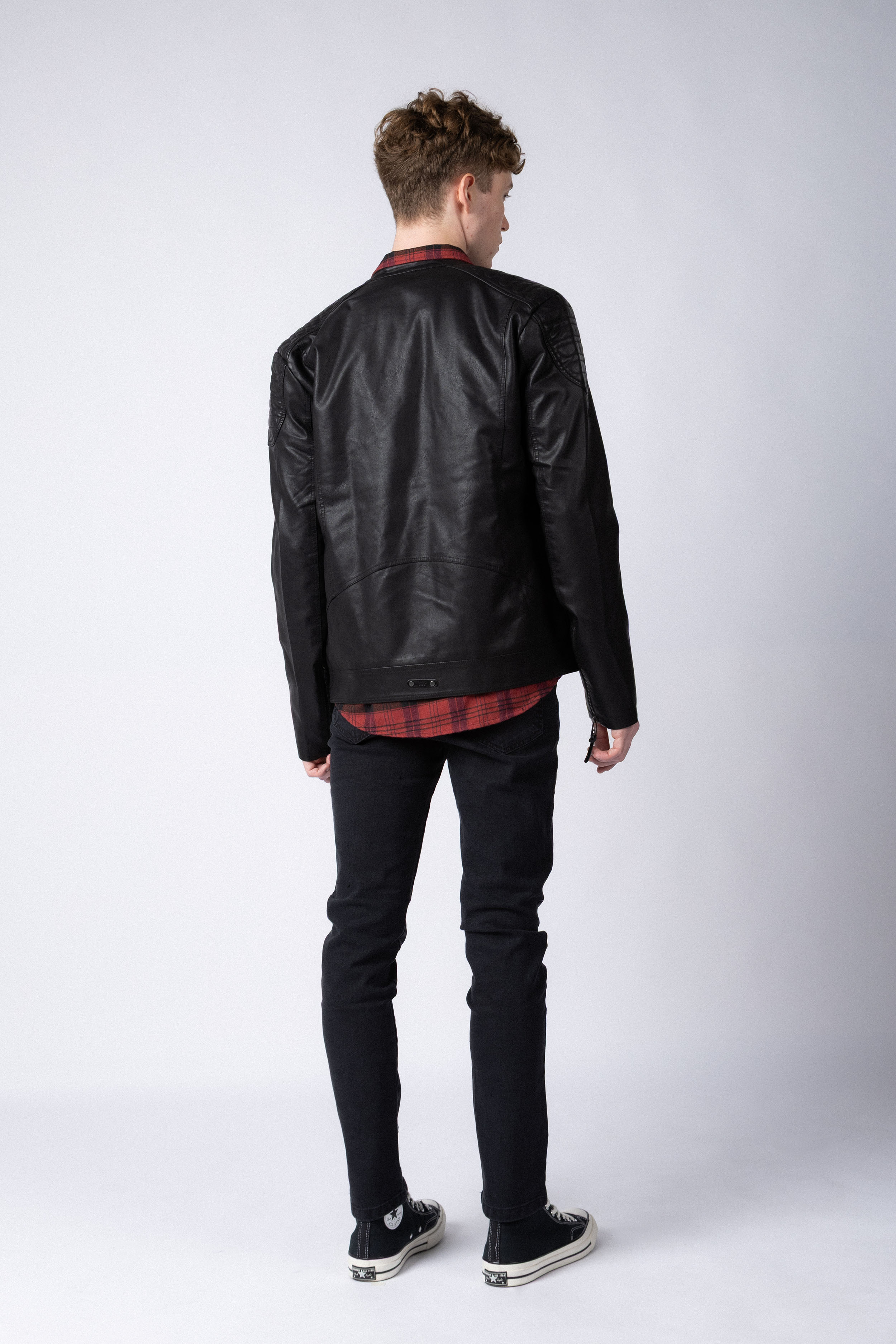 Campera PU Arnold Black