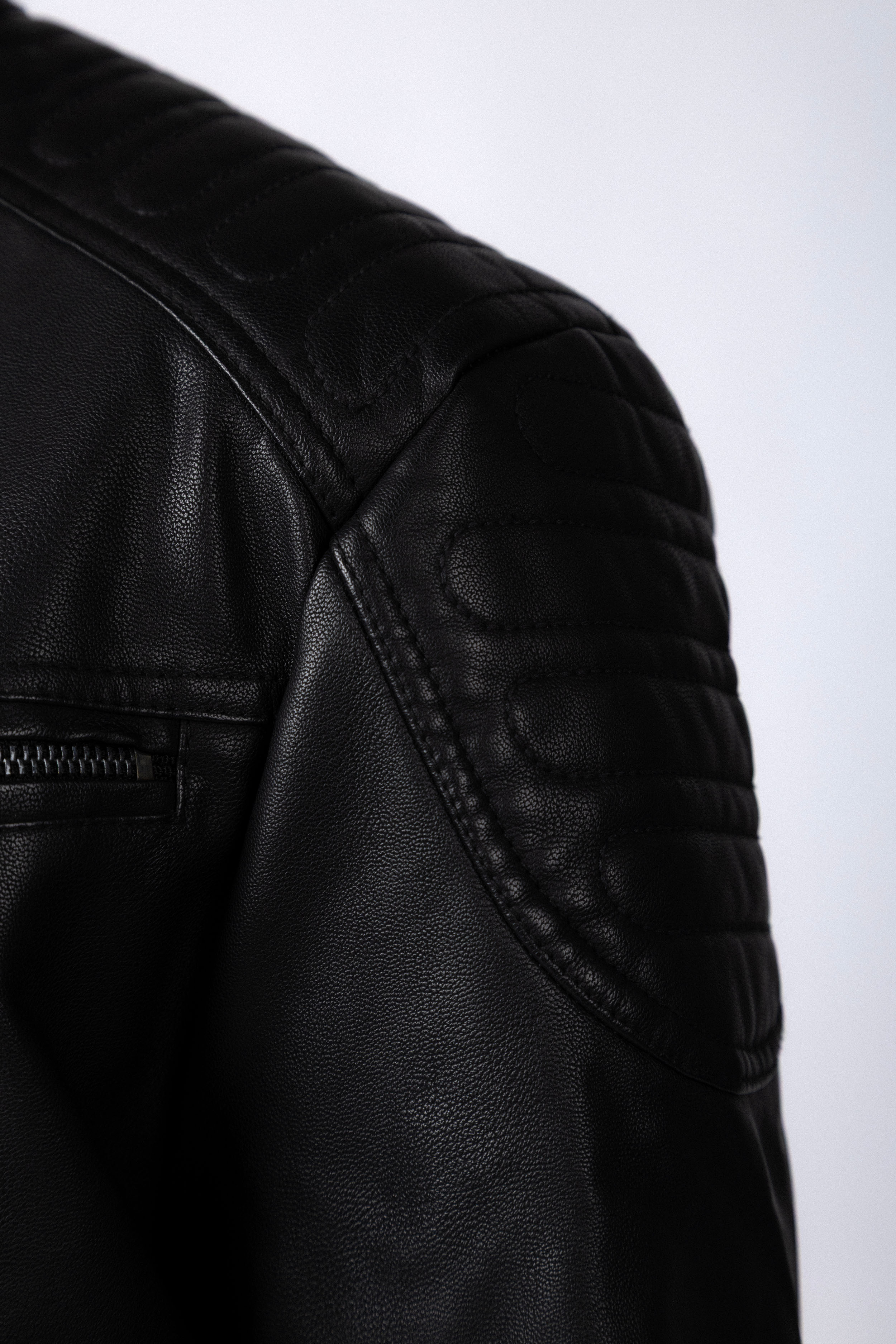 Campera PU Arnold Black