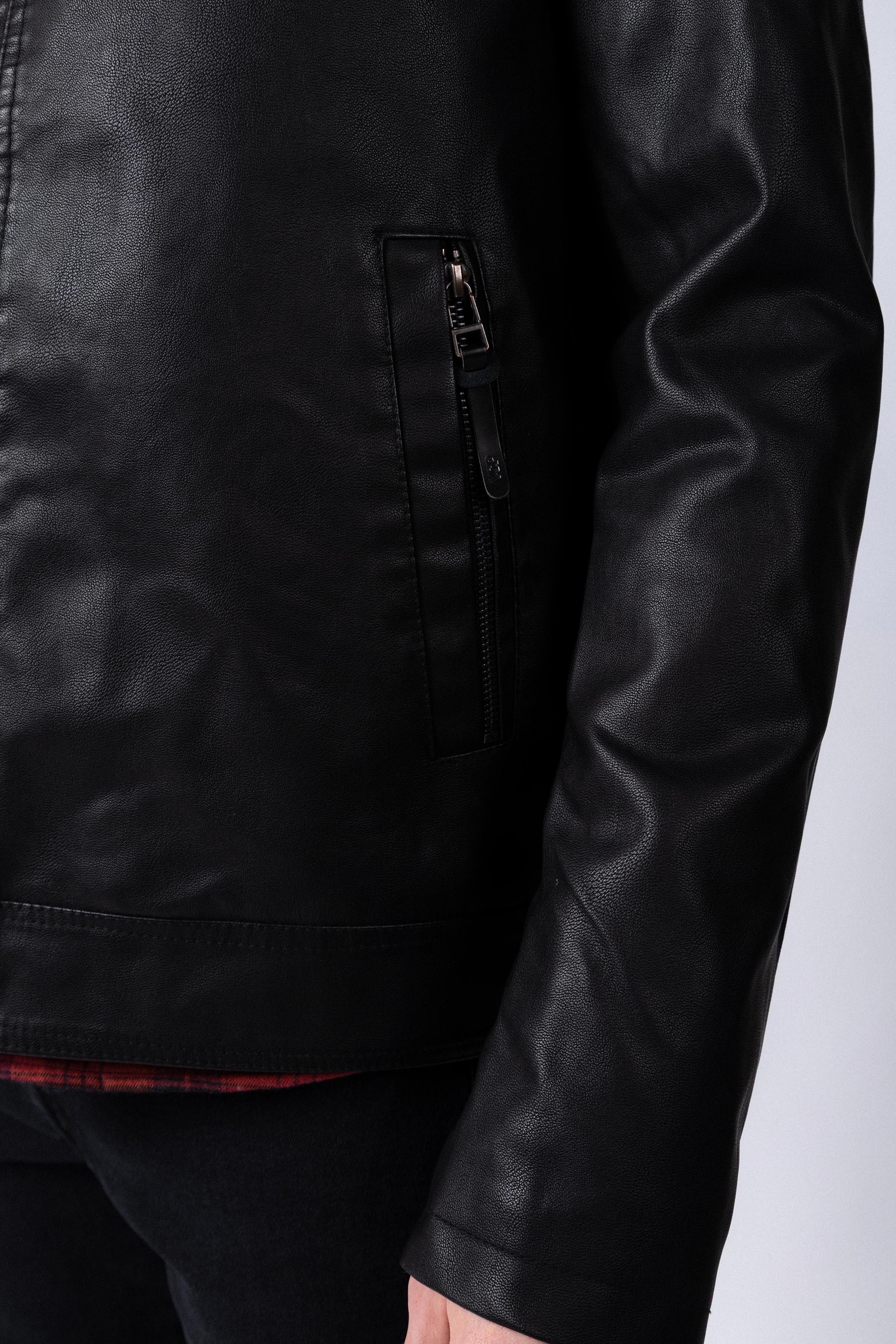 Campera PU Arnold Black