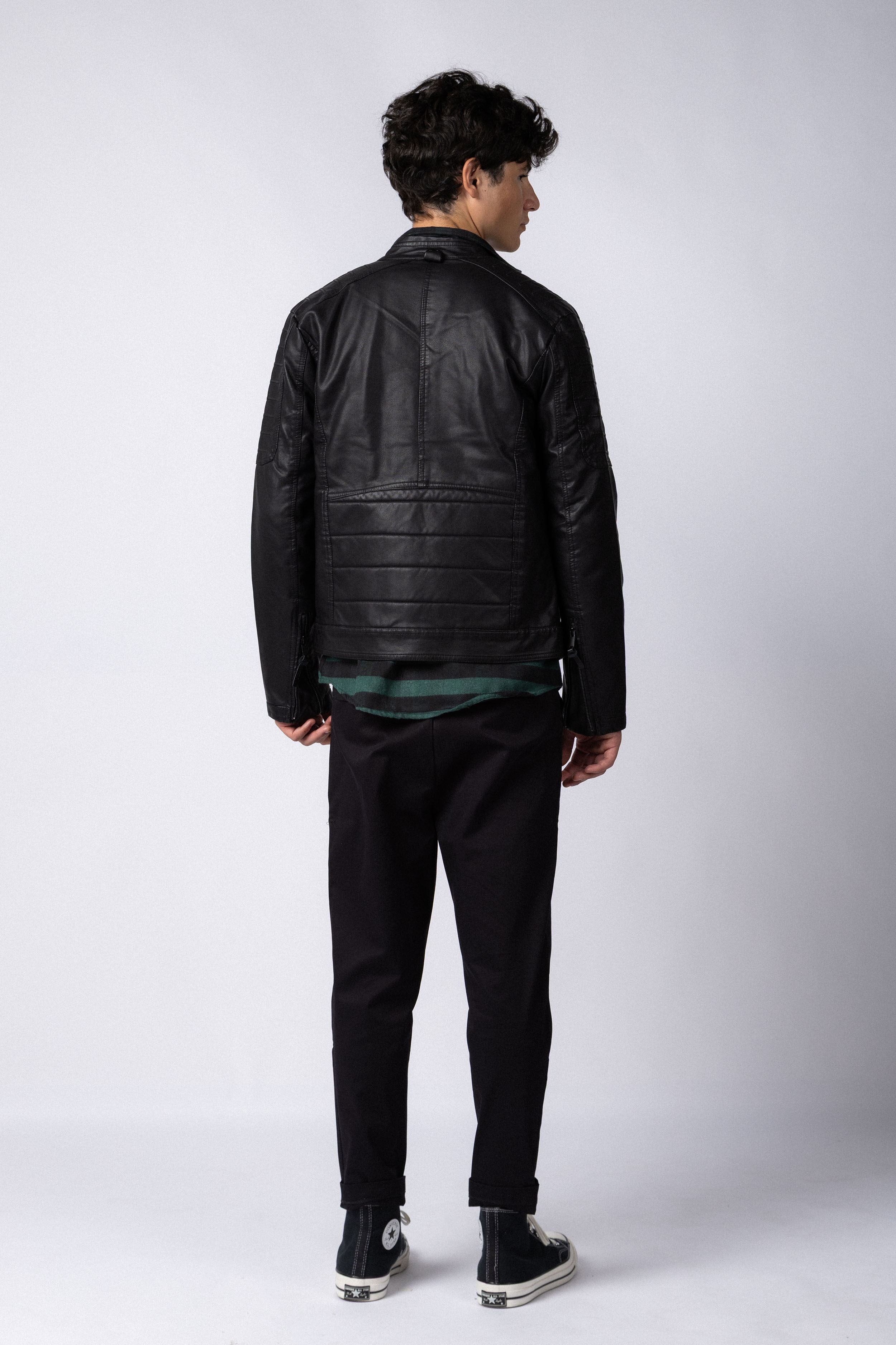 Campera PU Josh Black