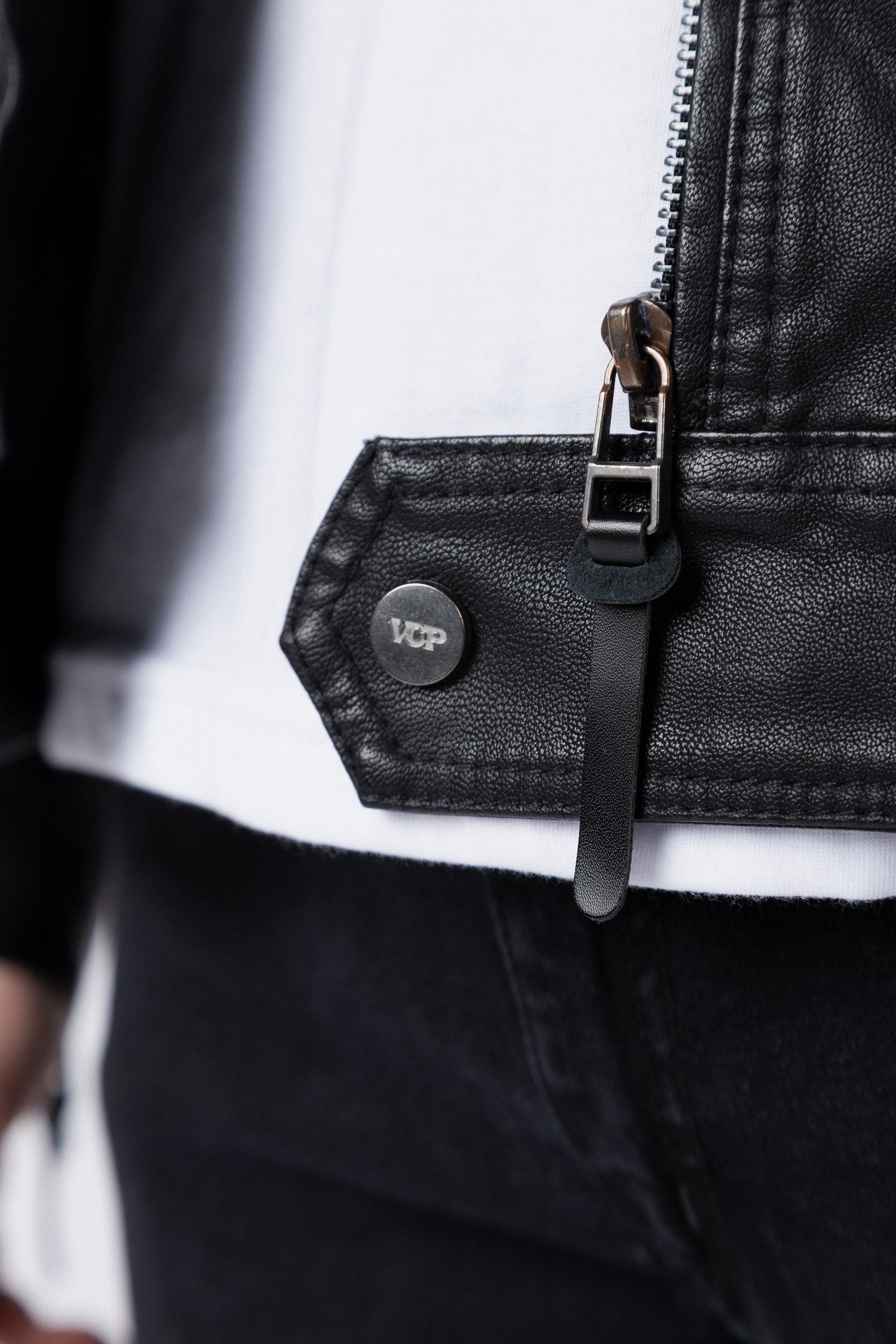 Campera PU Stan Black