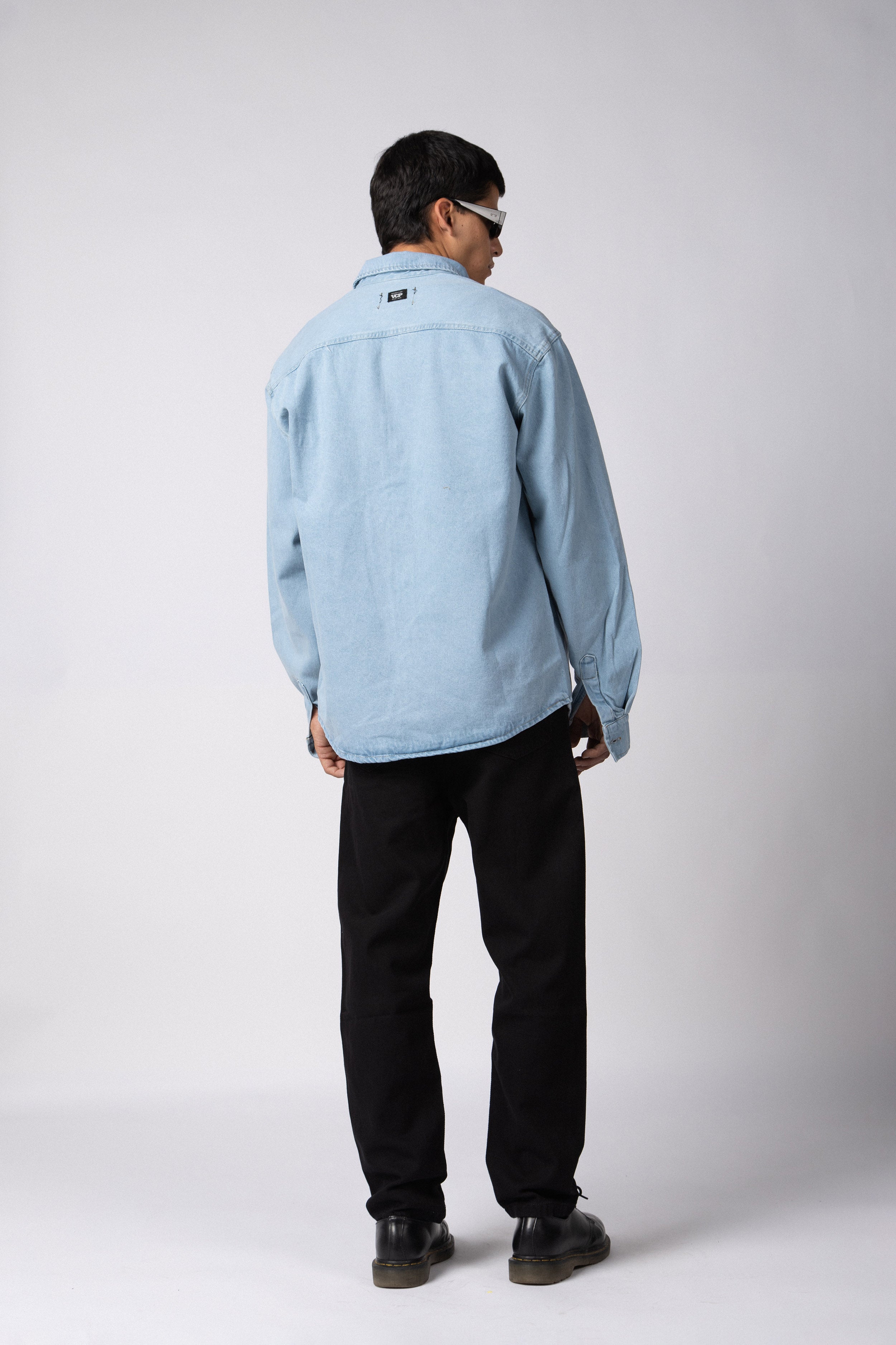 Chaqueta Jean Spruce Celeste