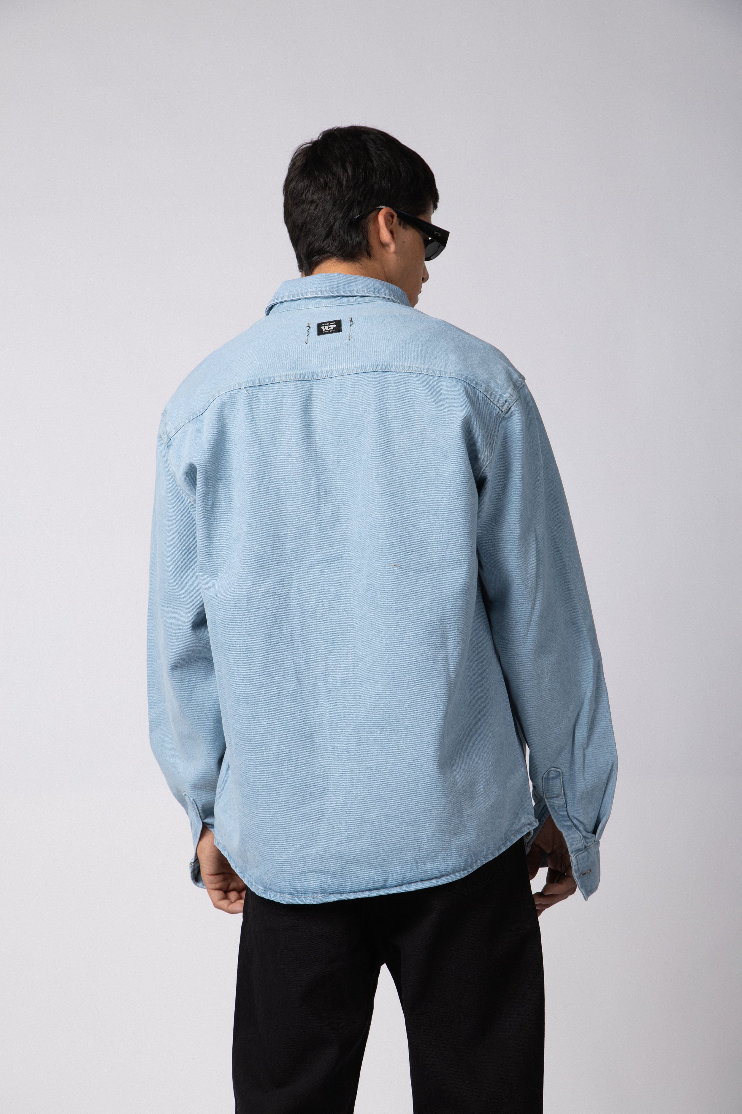 Chaqueta Jean Spruce Celeste