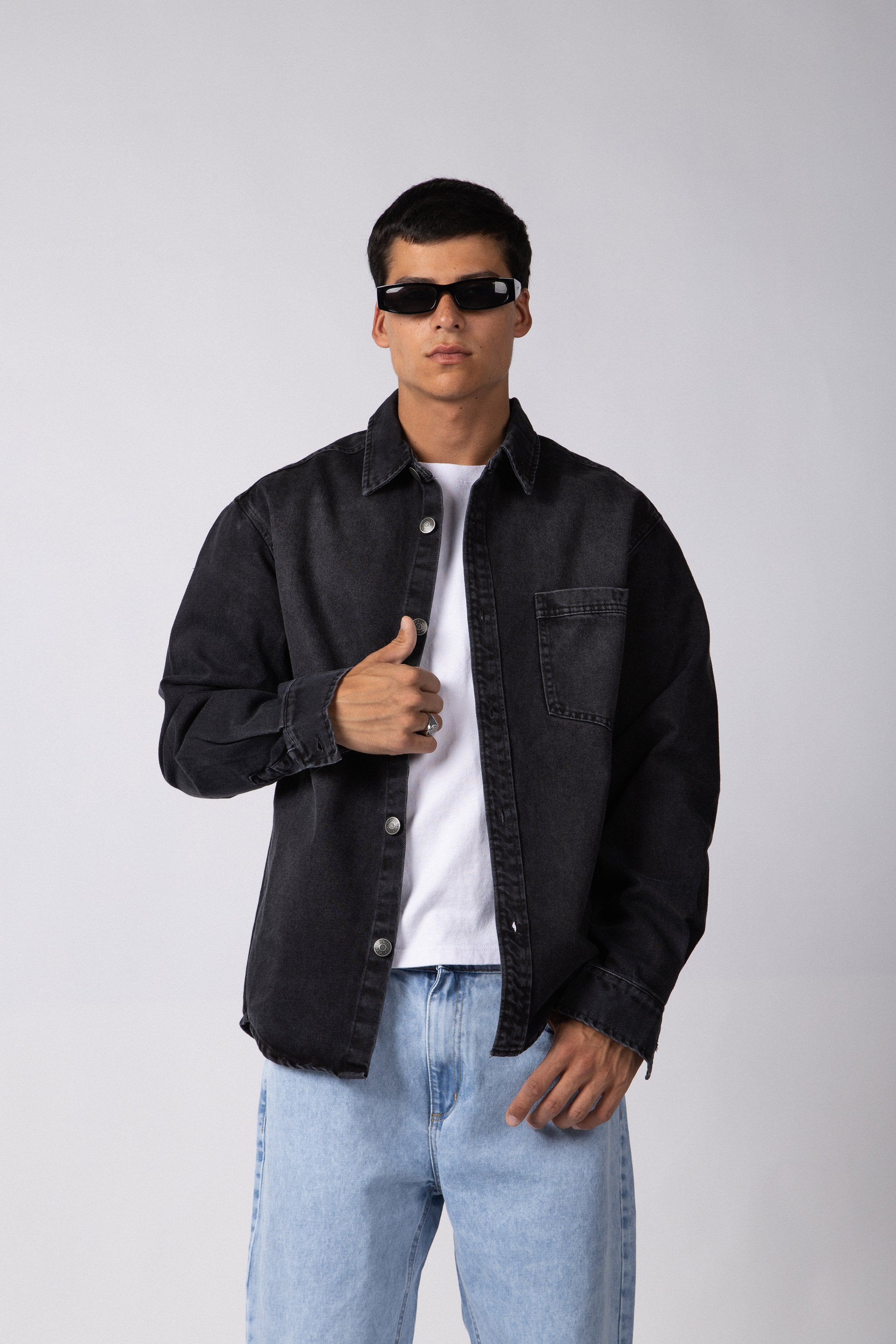 Chaqueta Jean Spruce Negra