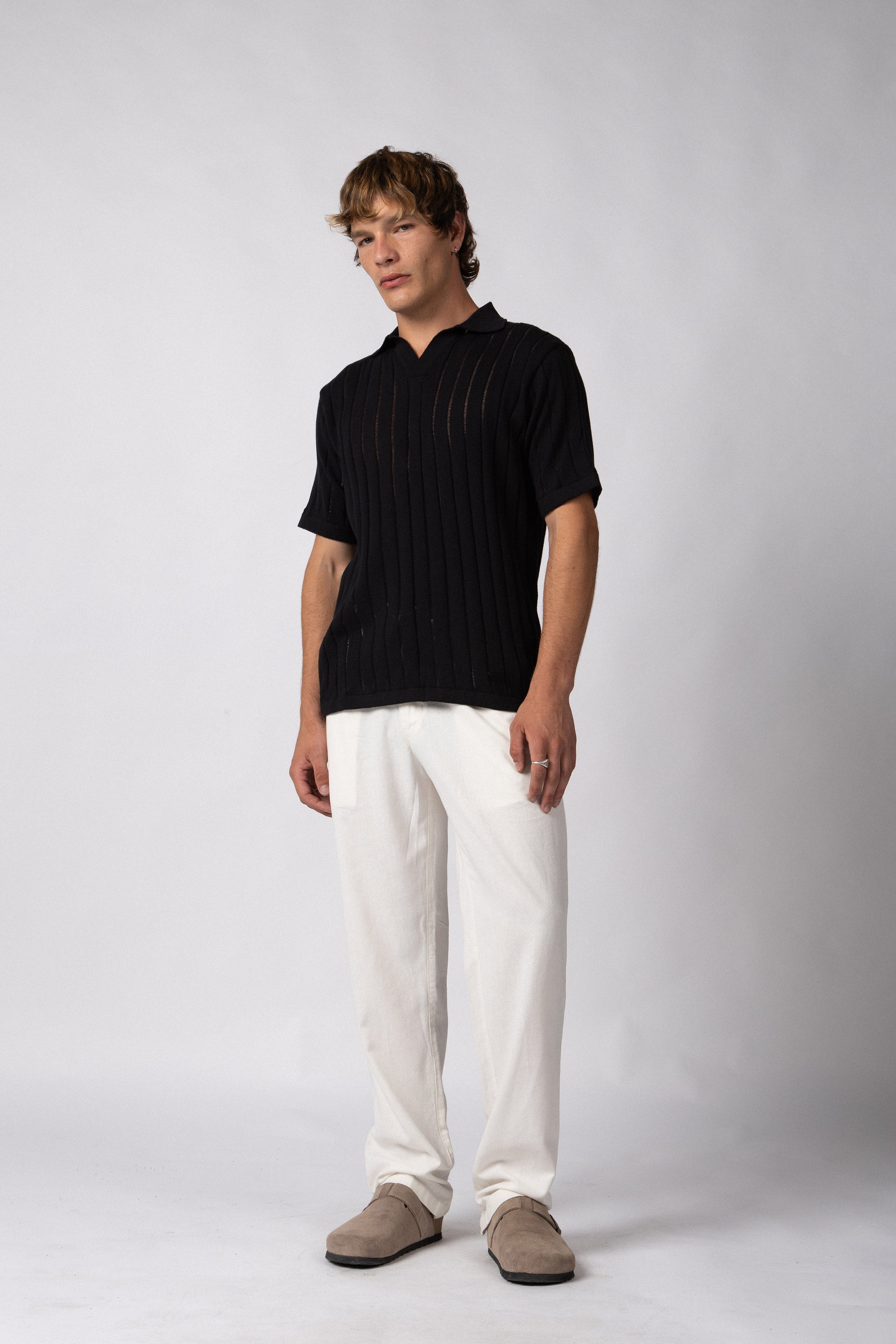 Chomba Tejida Mova Negra