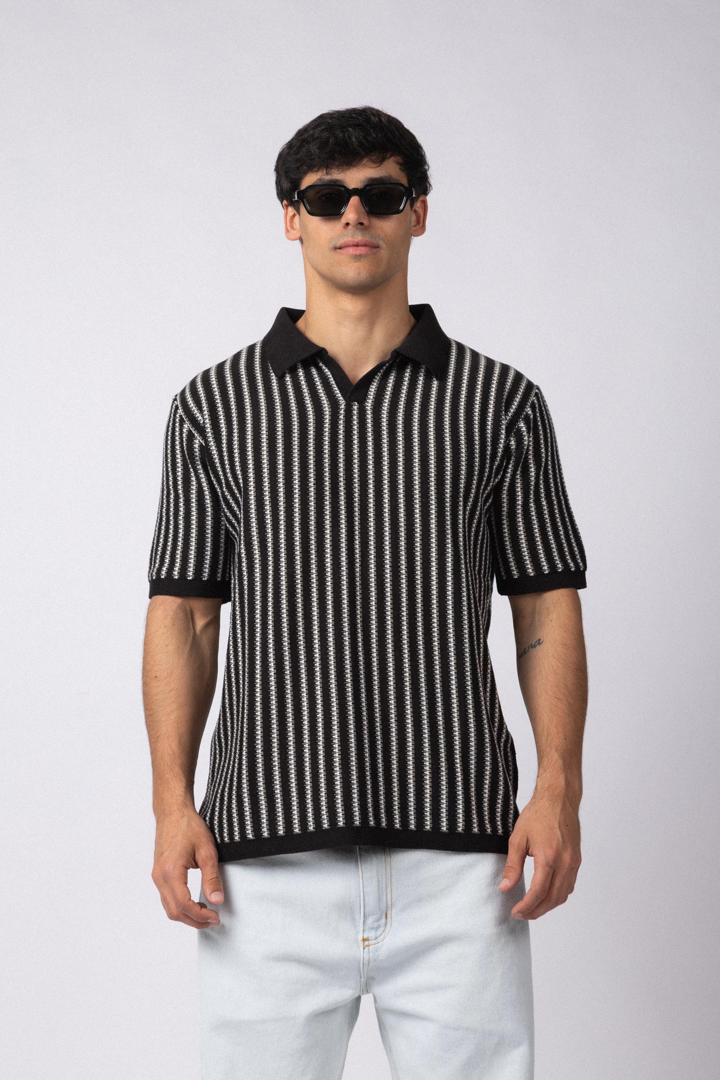 Chomba Tejida Zulo Negra