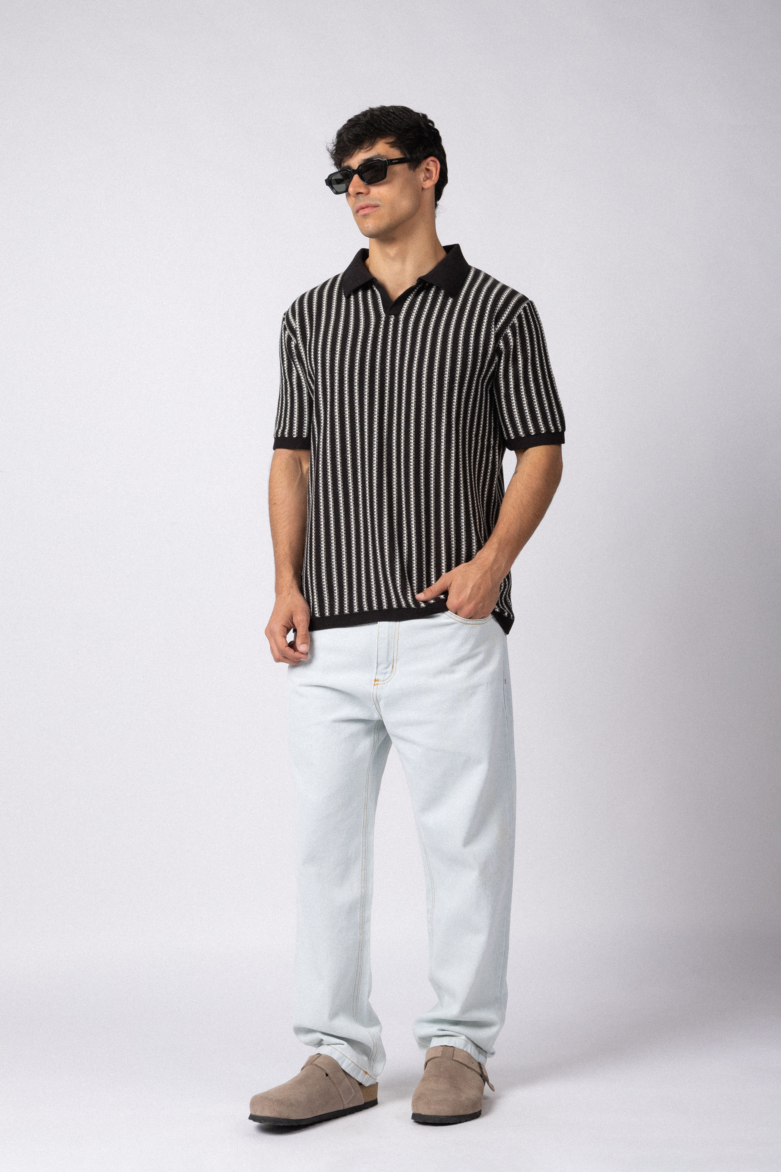 Chomba Tejida Zulo Negra