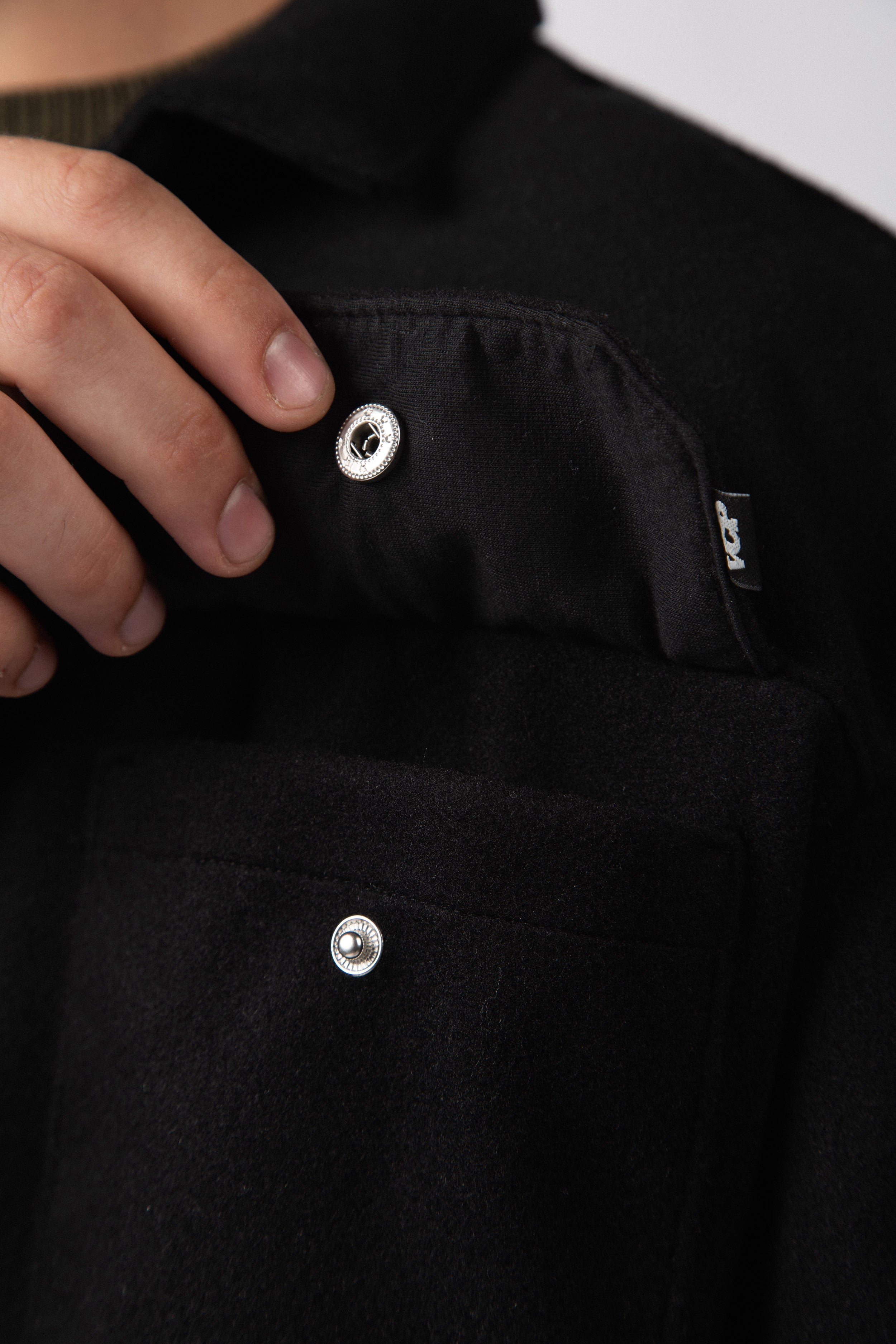 Coat Duffel Negro