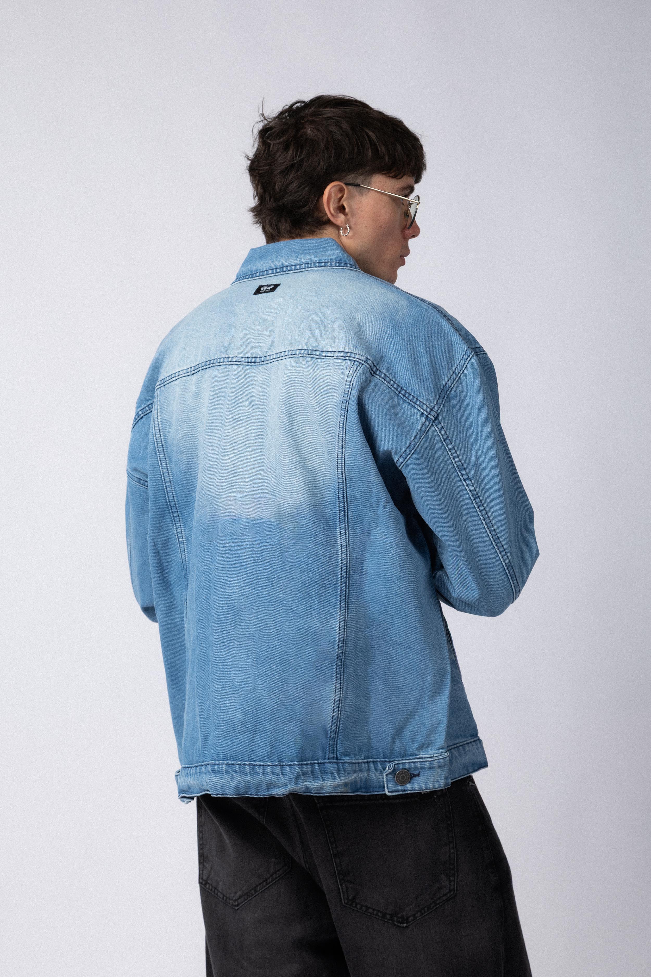 Campera Jean Dylan Tears Celeste