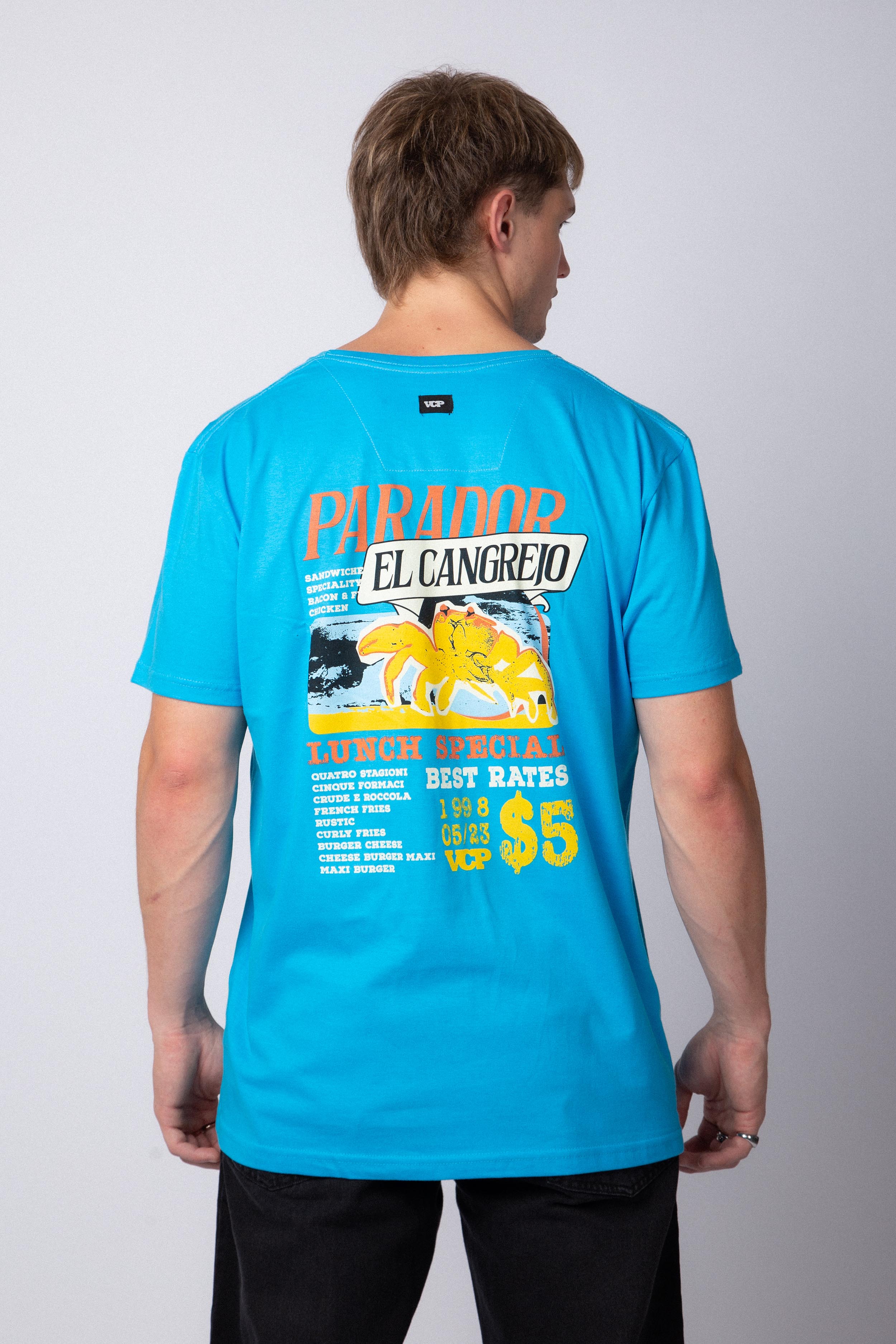 Remera AG Cangrejo Turquesa