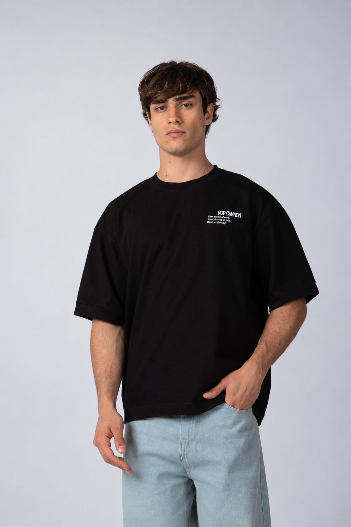 Remera HR Canyon Negra