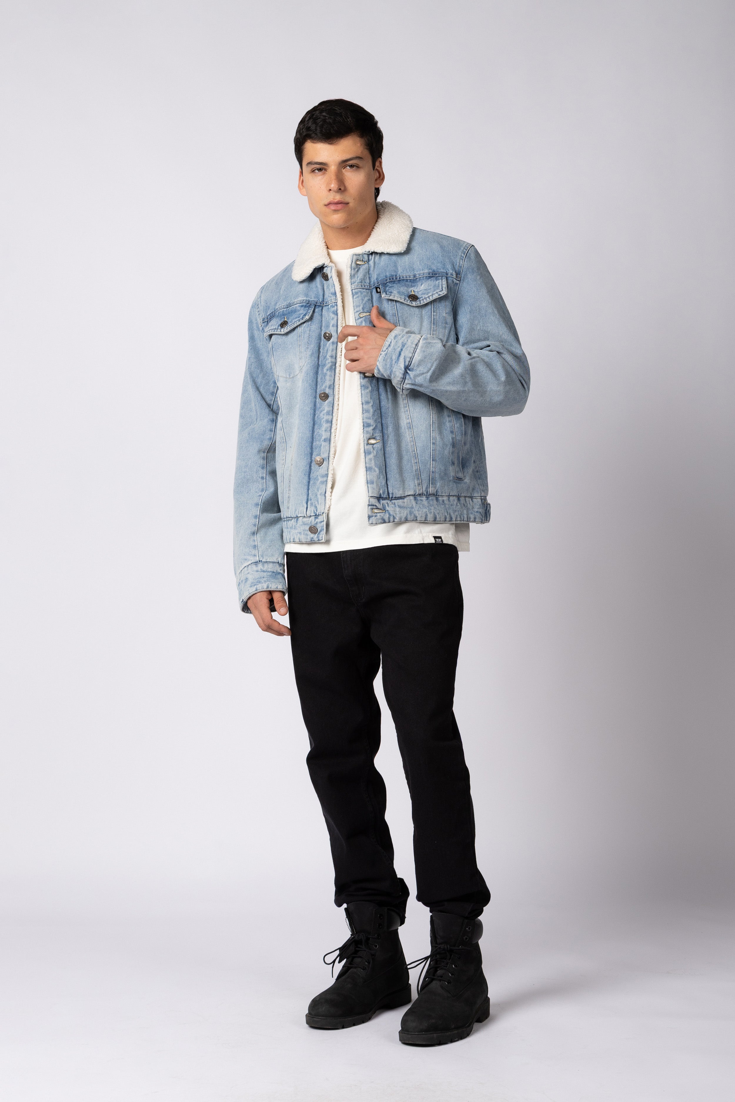 Campera Jean Niva Celeste
