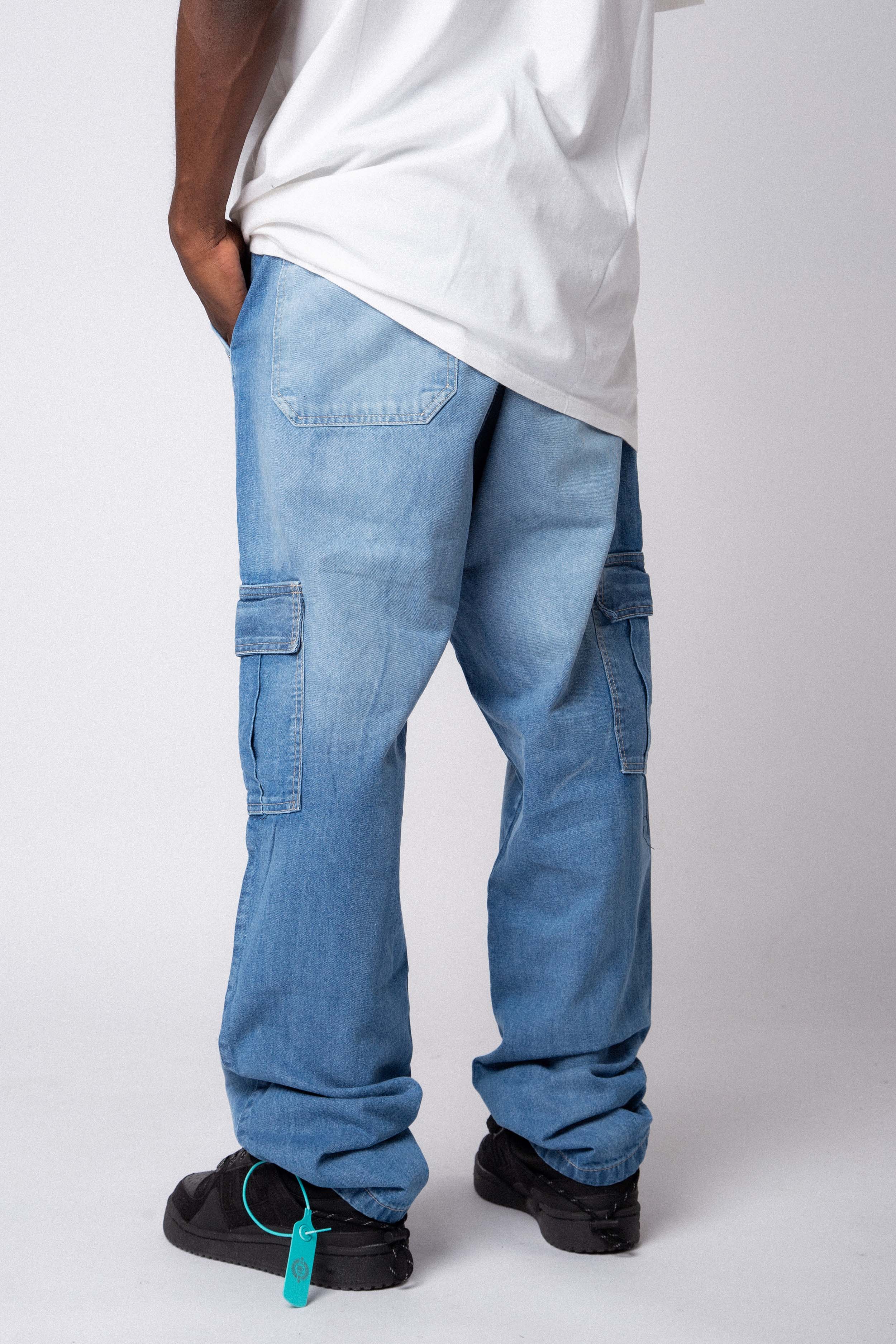 Jean Cargo Volt Celeste