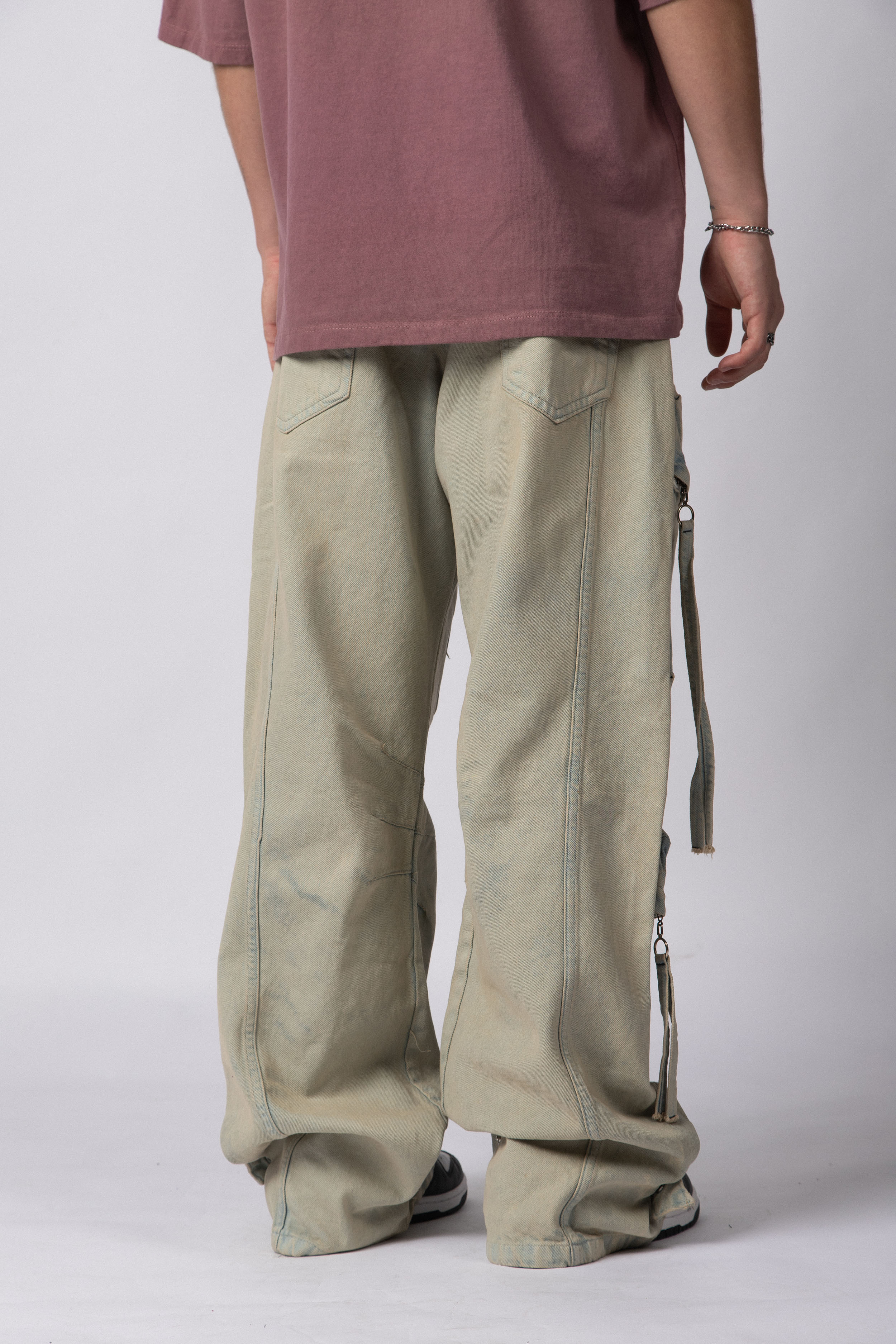 Jean Baggy Jelen Celeste