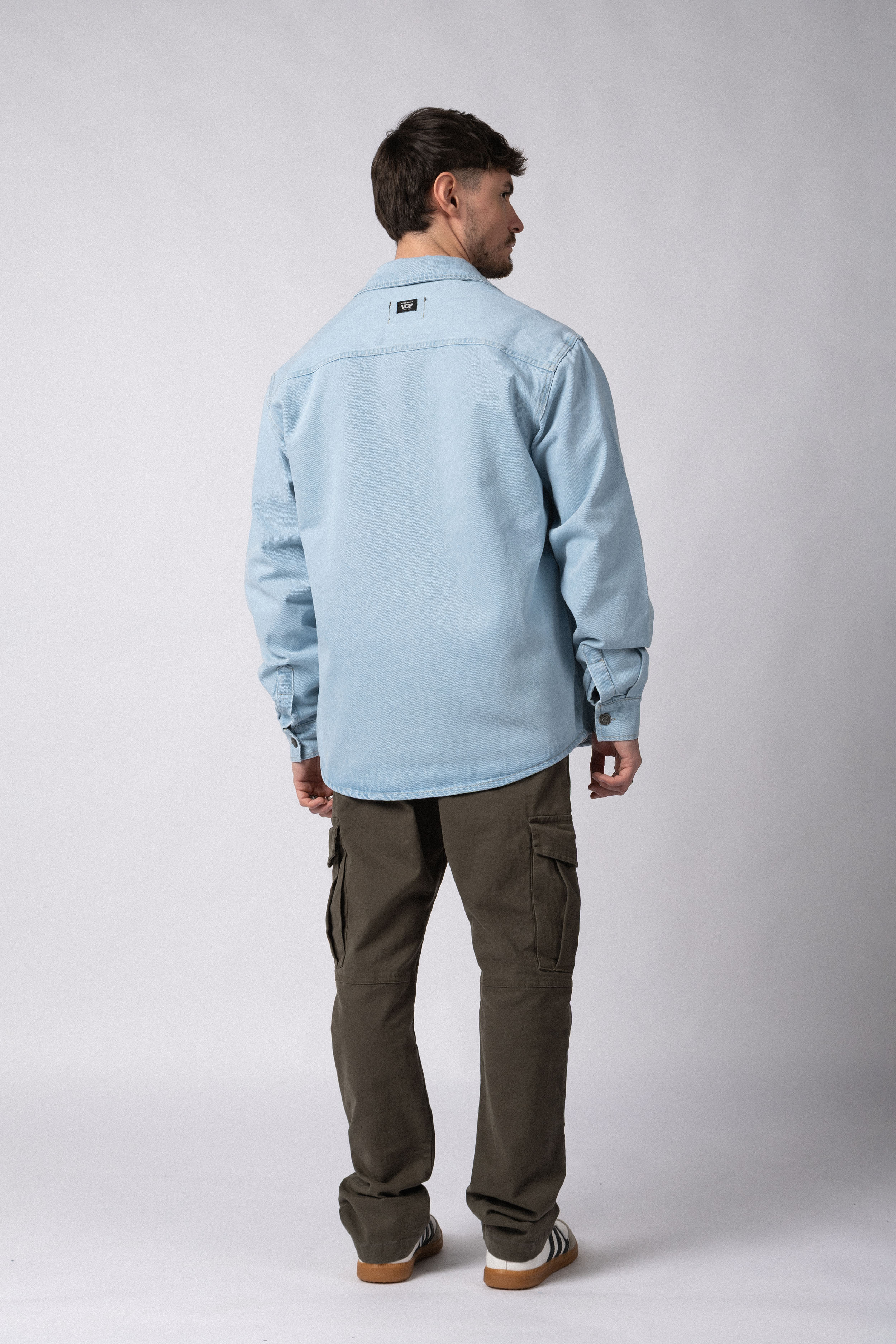Chaqueta Jean Spruce Celeste