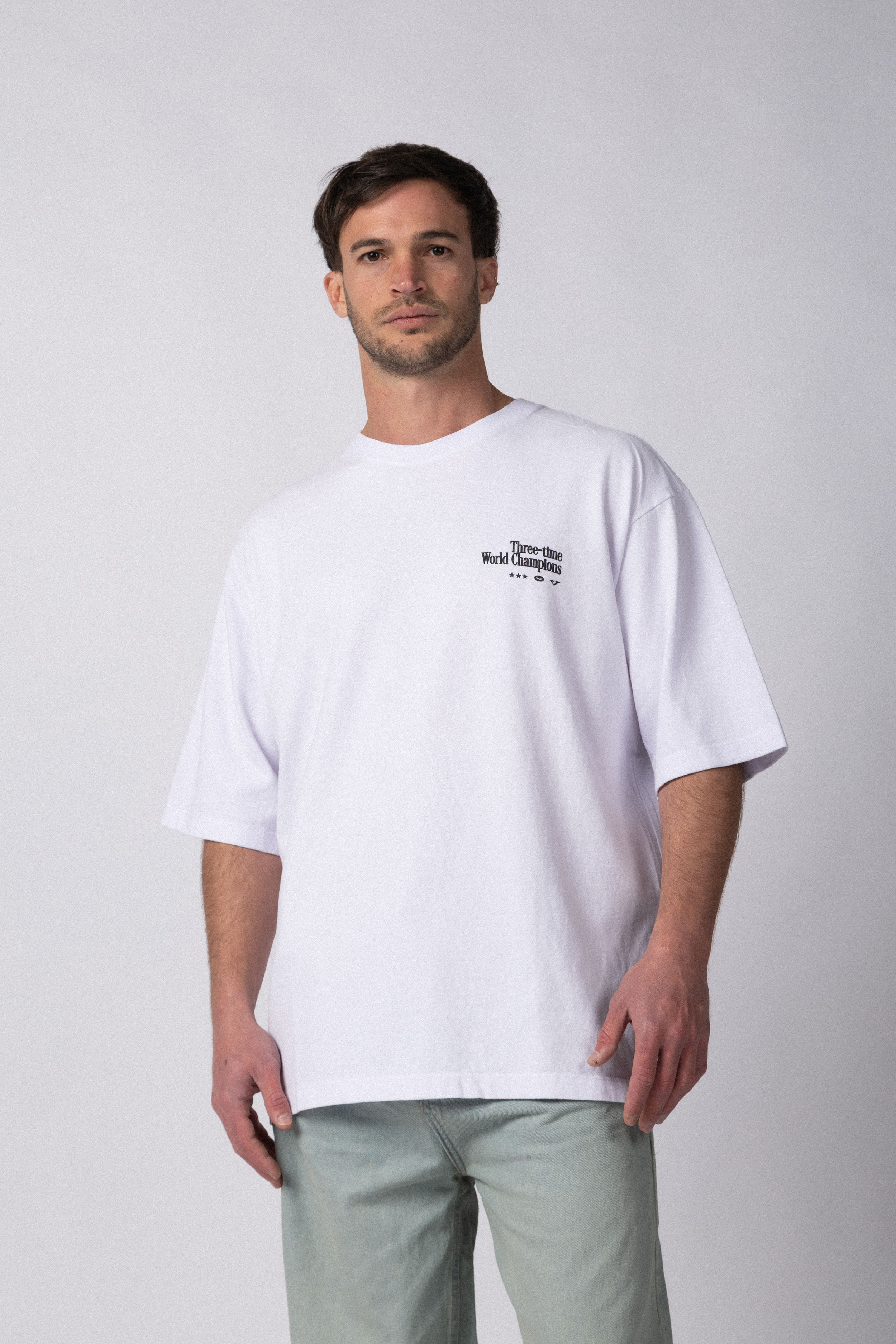 Remera Over Rhy Champ Blanca