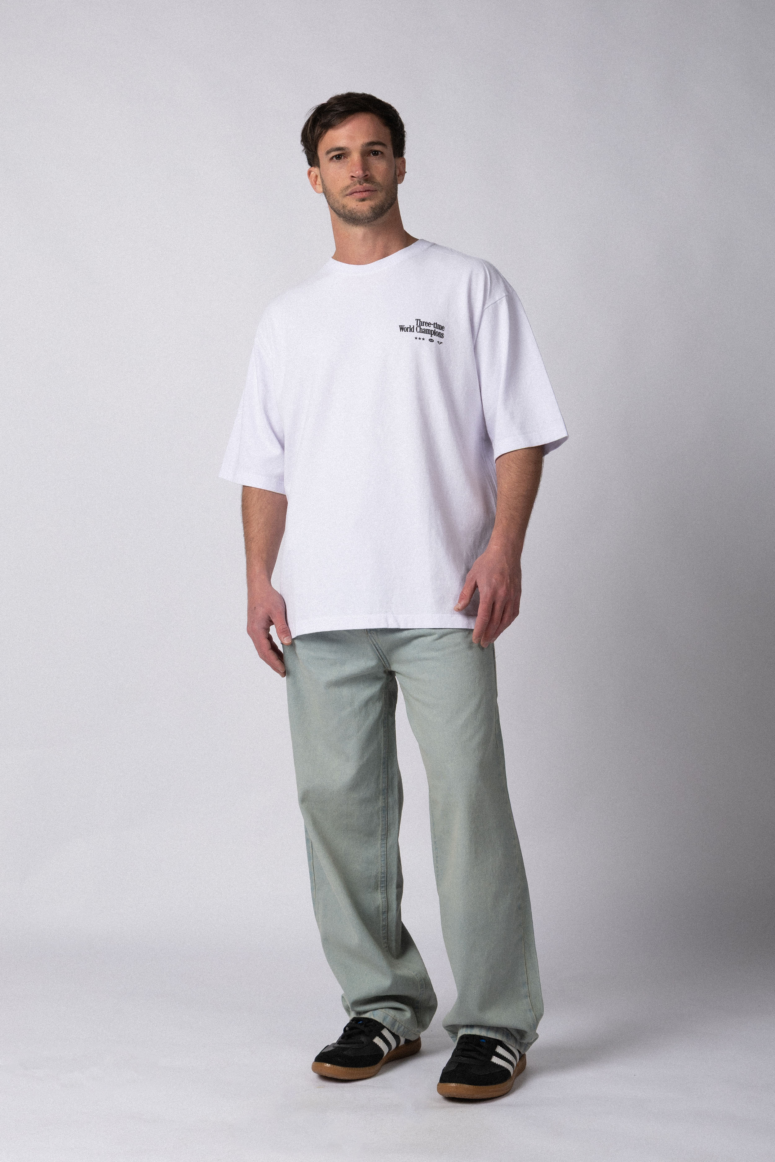 Remera Over Rhy Champ Blanca