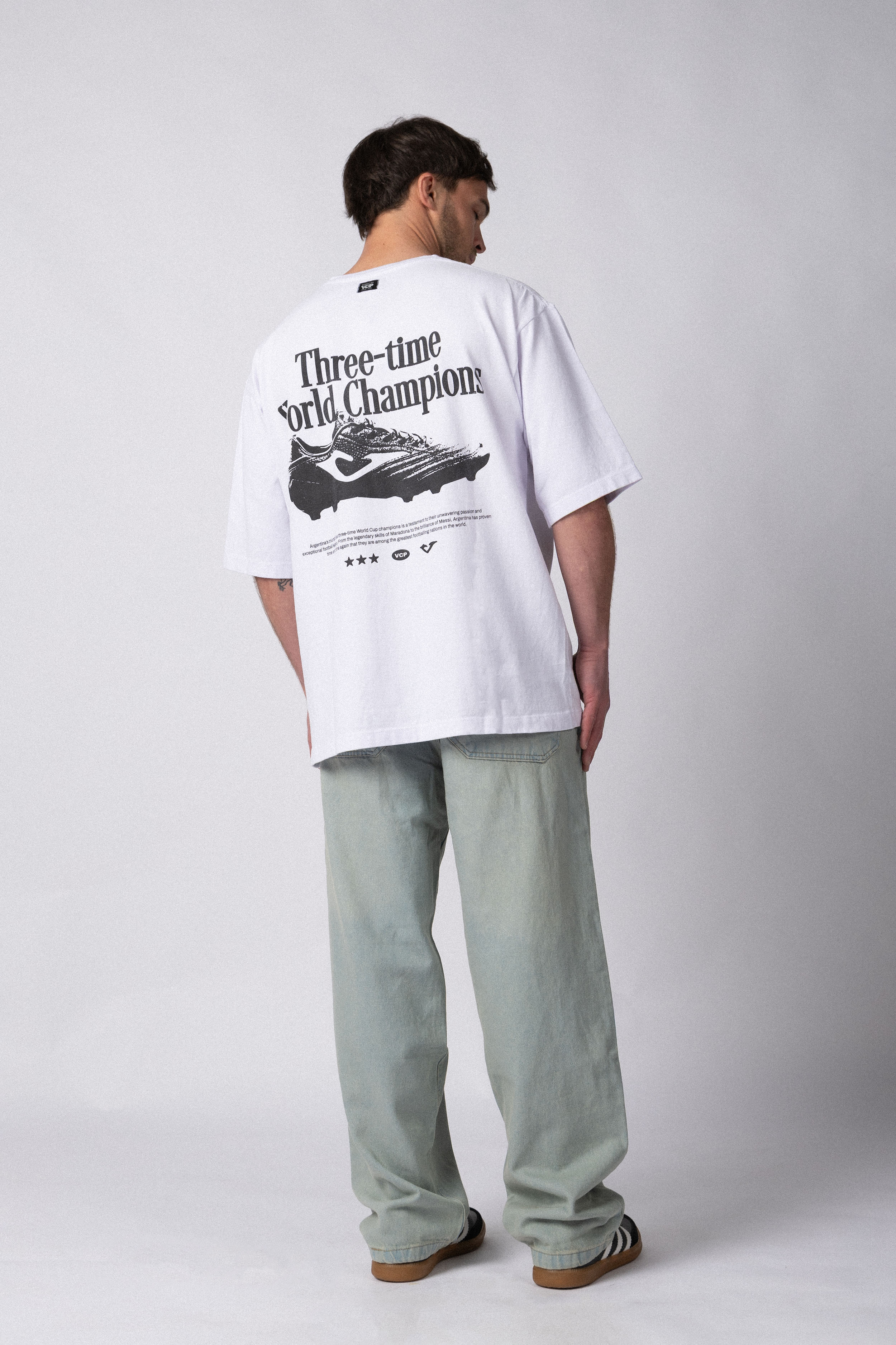 Remera Over Rhy Champ Blanca