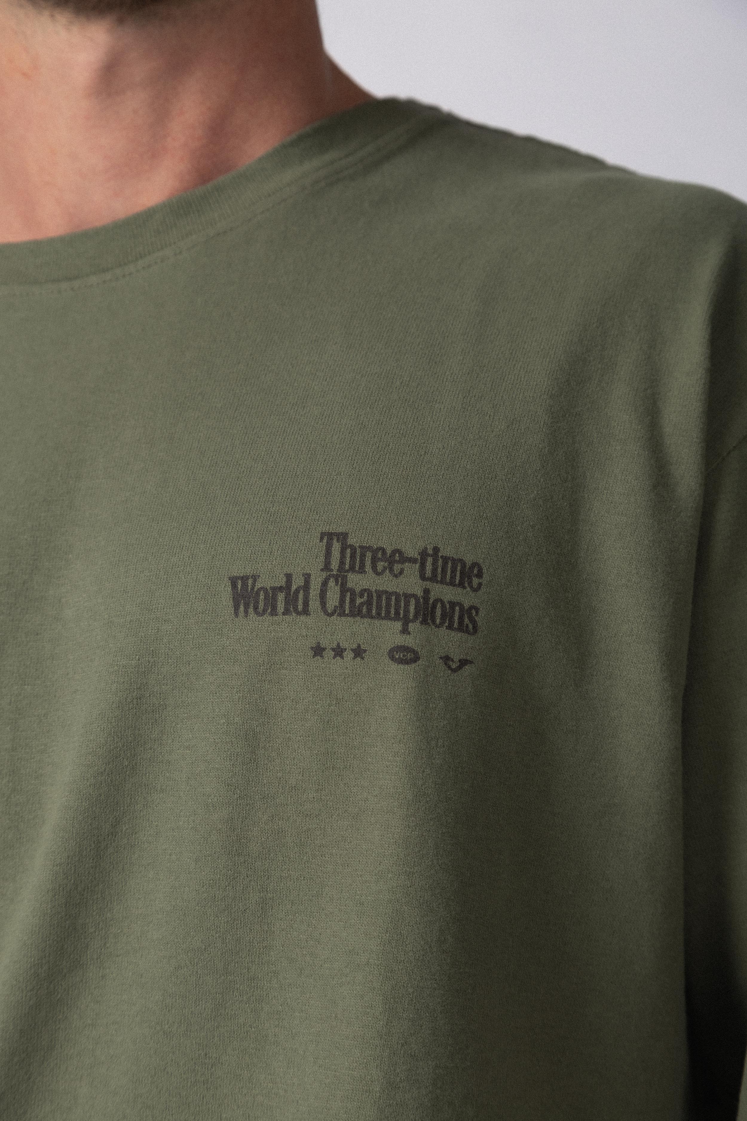 Remera Over Rhy Champ Militar