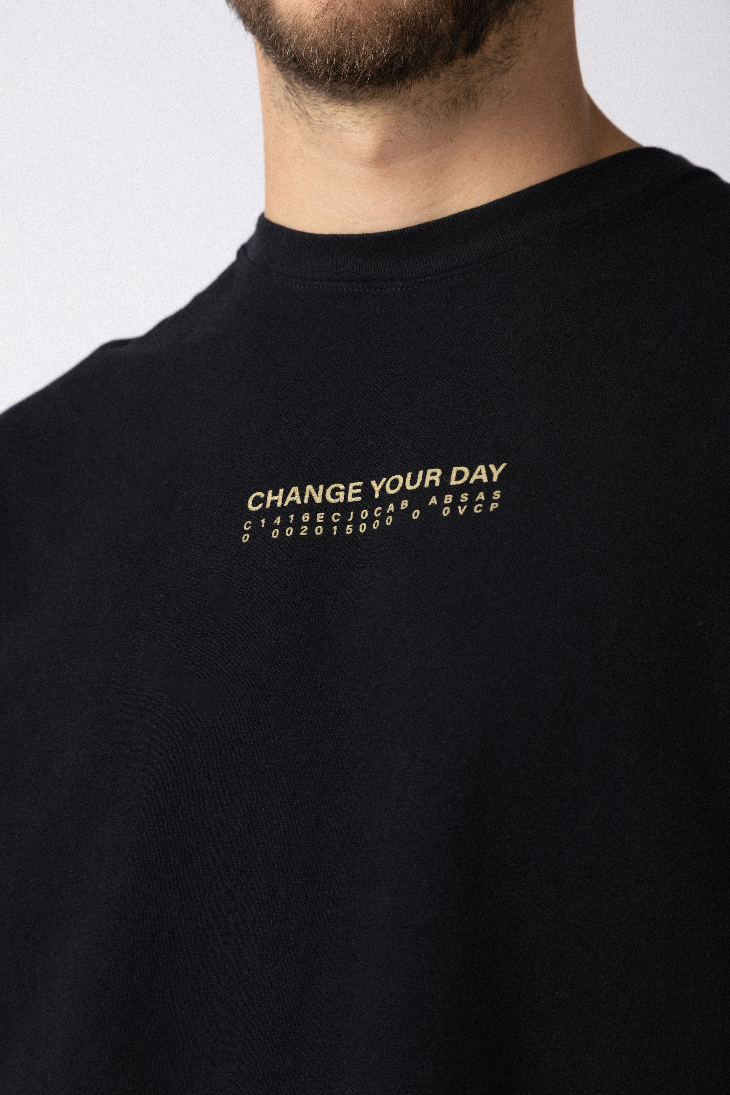 Remera Boxy Change Negra