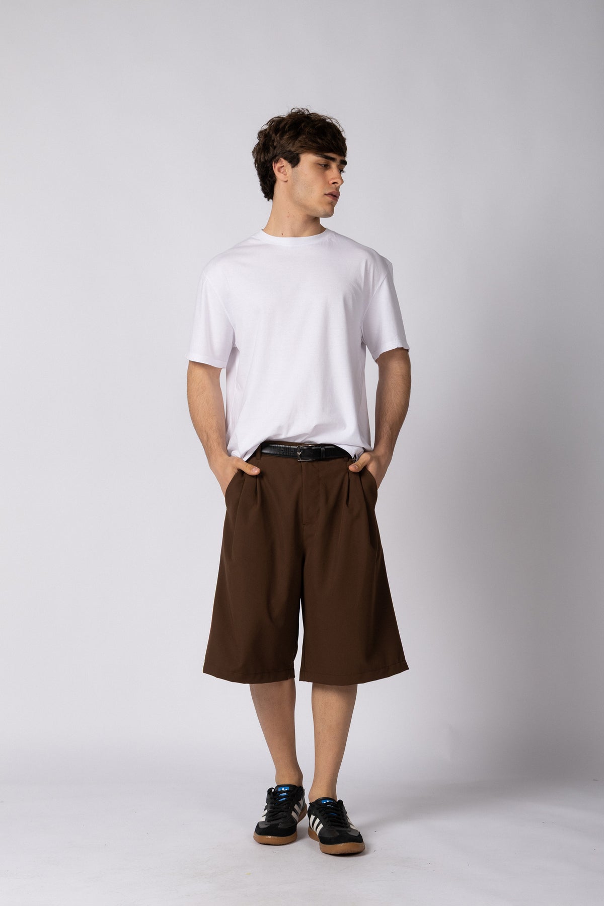 Bermuda Sastrero Baggy Harlow Choco